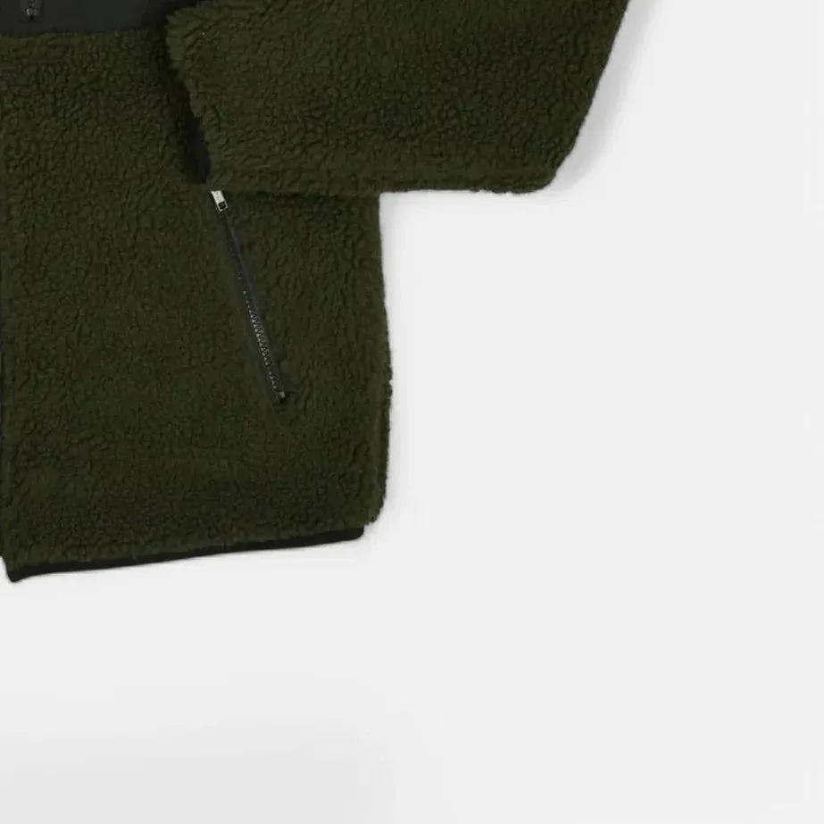 Stussy Green Zip Up Fleece (S)