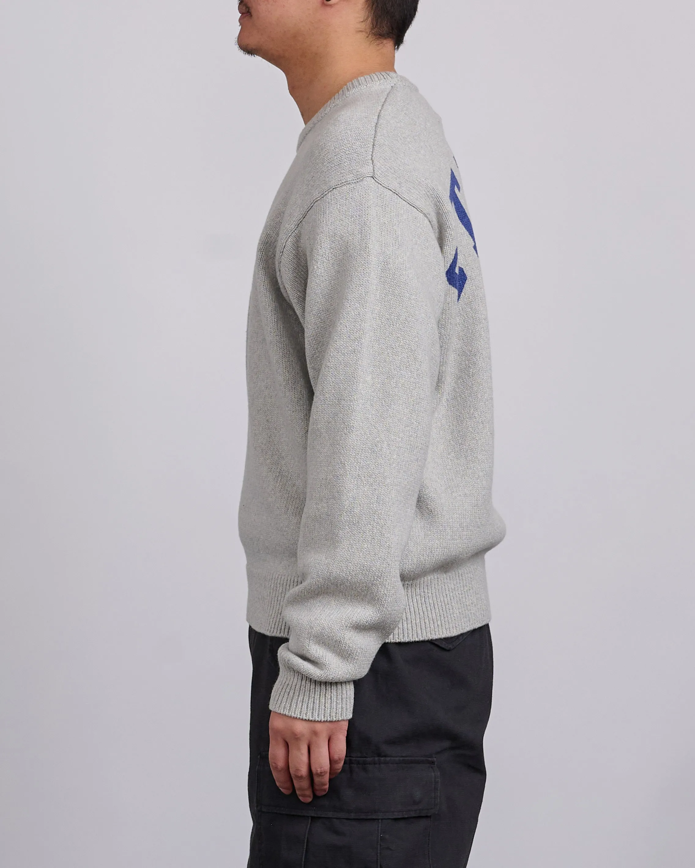 Stussy Handwritten Sweater Heather Grey