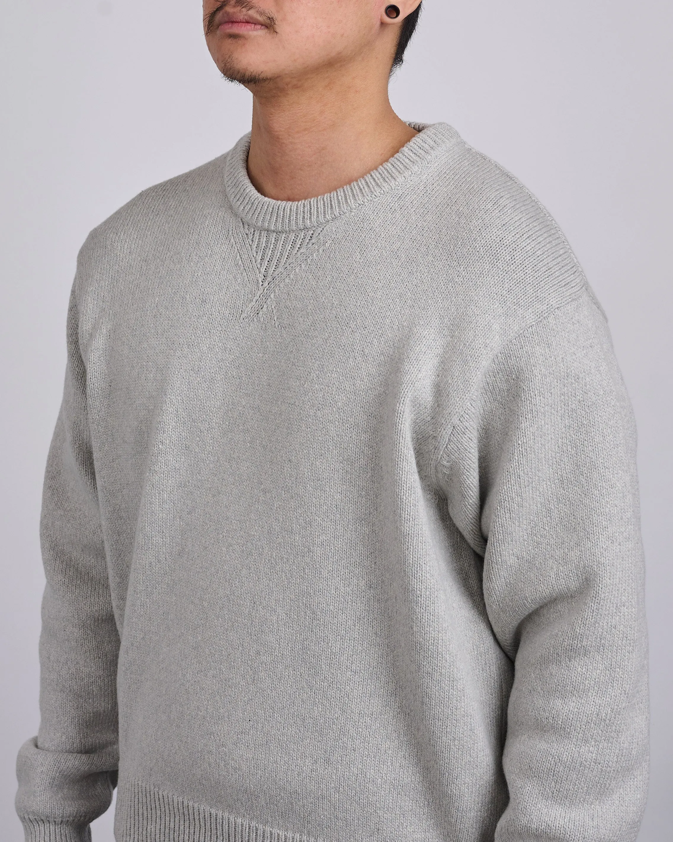 Stussy Handwritten Sweater Heather Grey