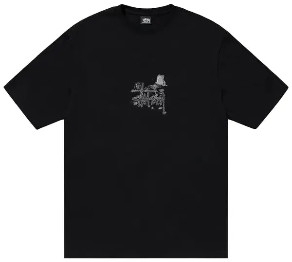 Stussy In Bloom Tee Black