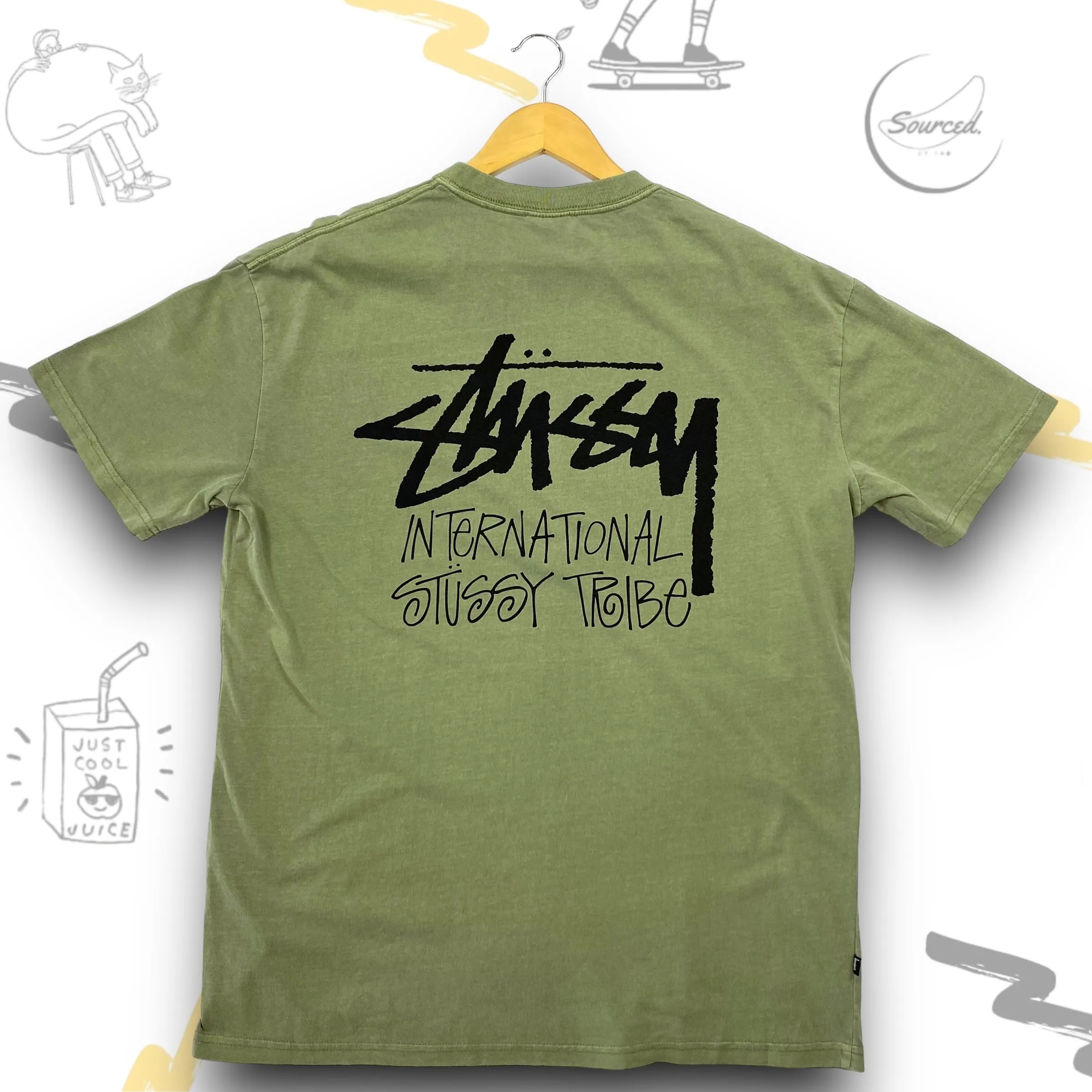 Stussy International Green T-shirt
