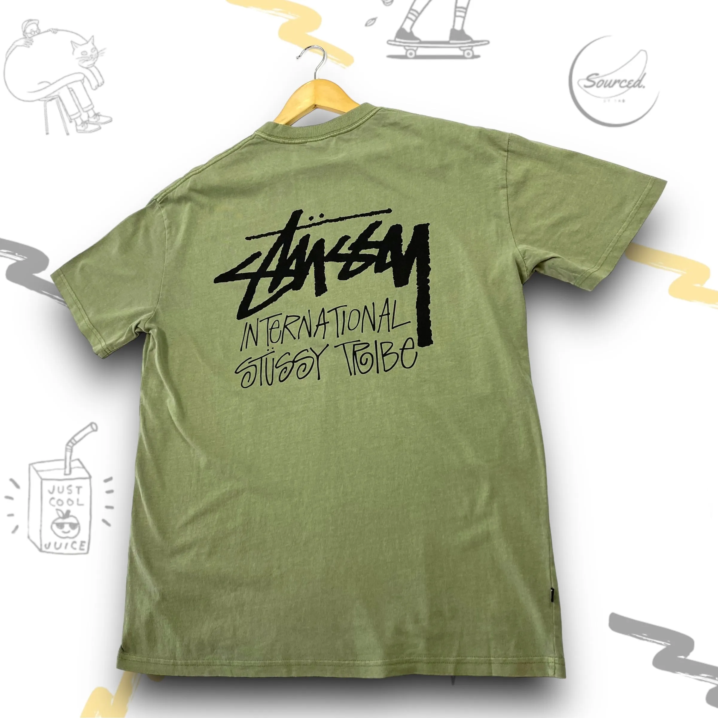 Stussy International Green T-shirt