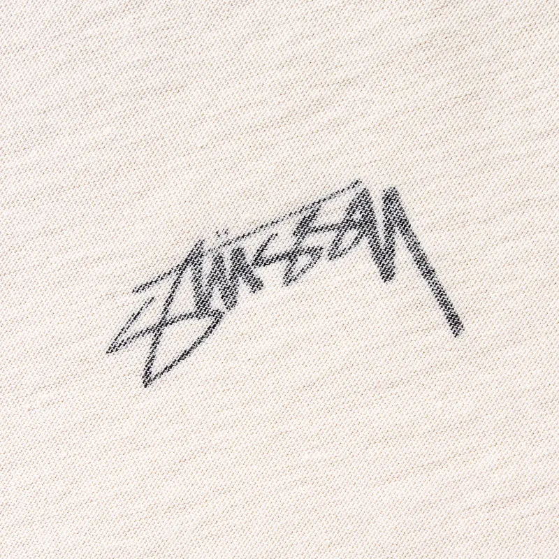 Stussy Lazy Tee - Bone