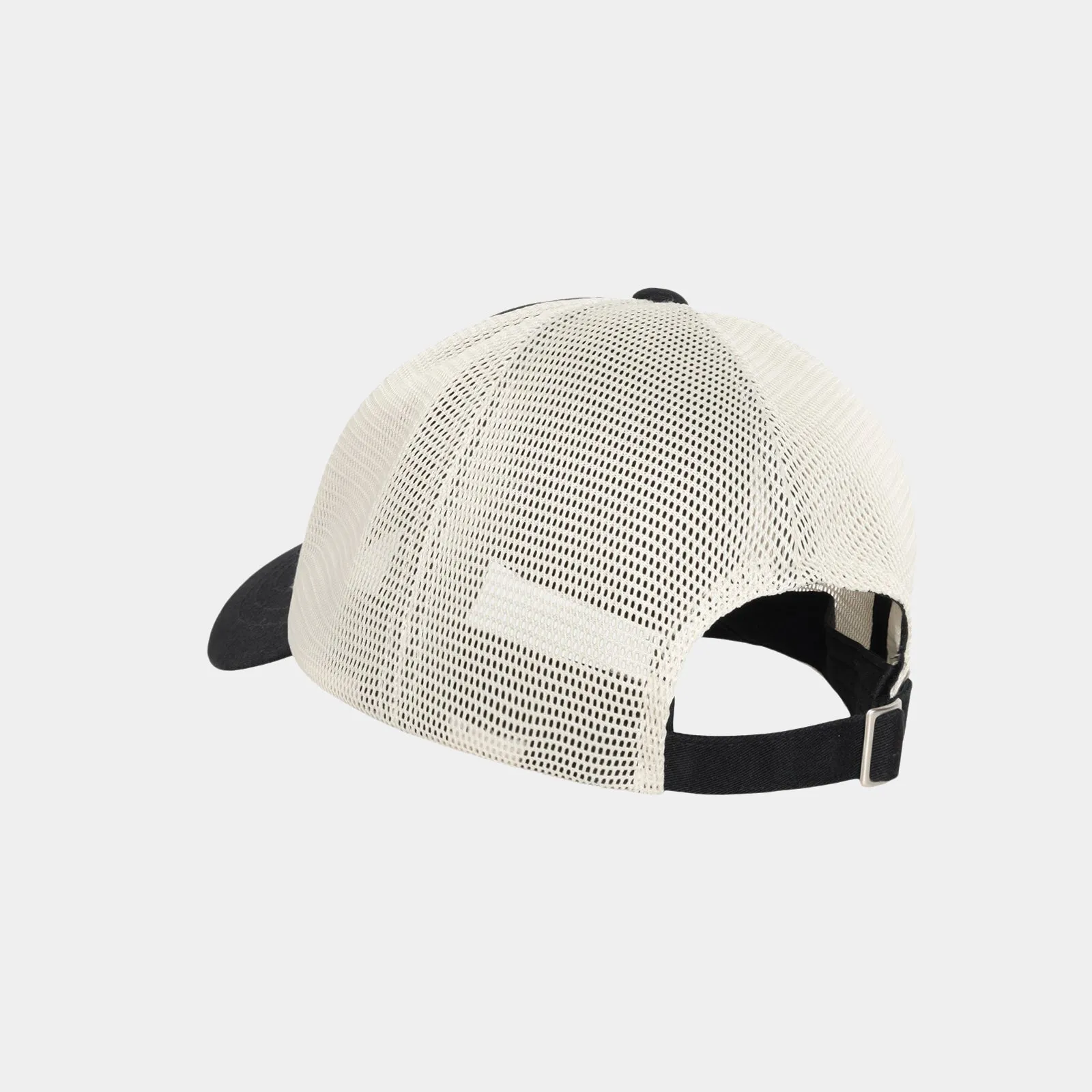 STUSSY LOW PROFILE WORKGEAR STRAPBACK HAT - BLACK