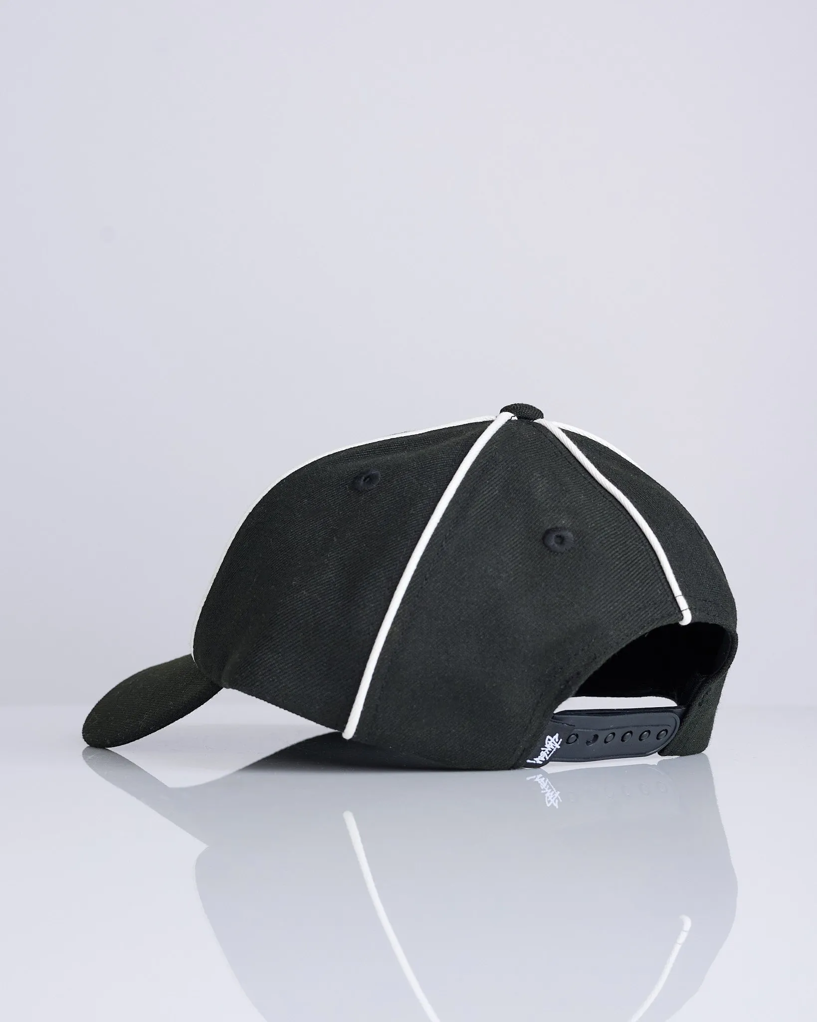 Stussy LP Piping Cap Black