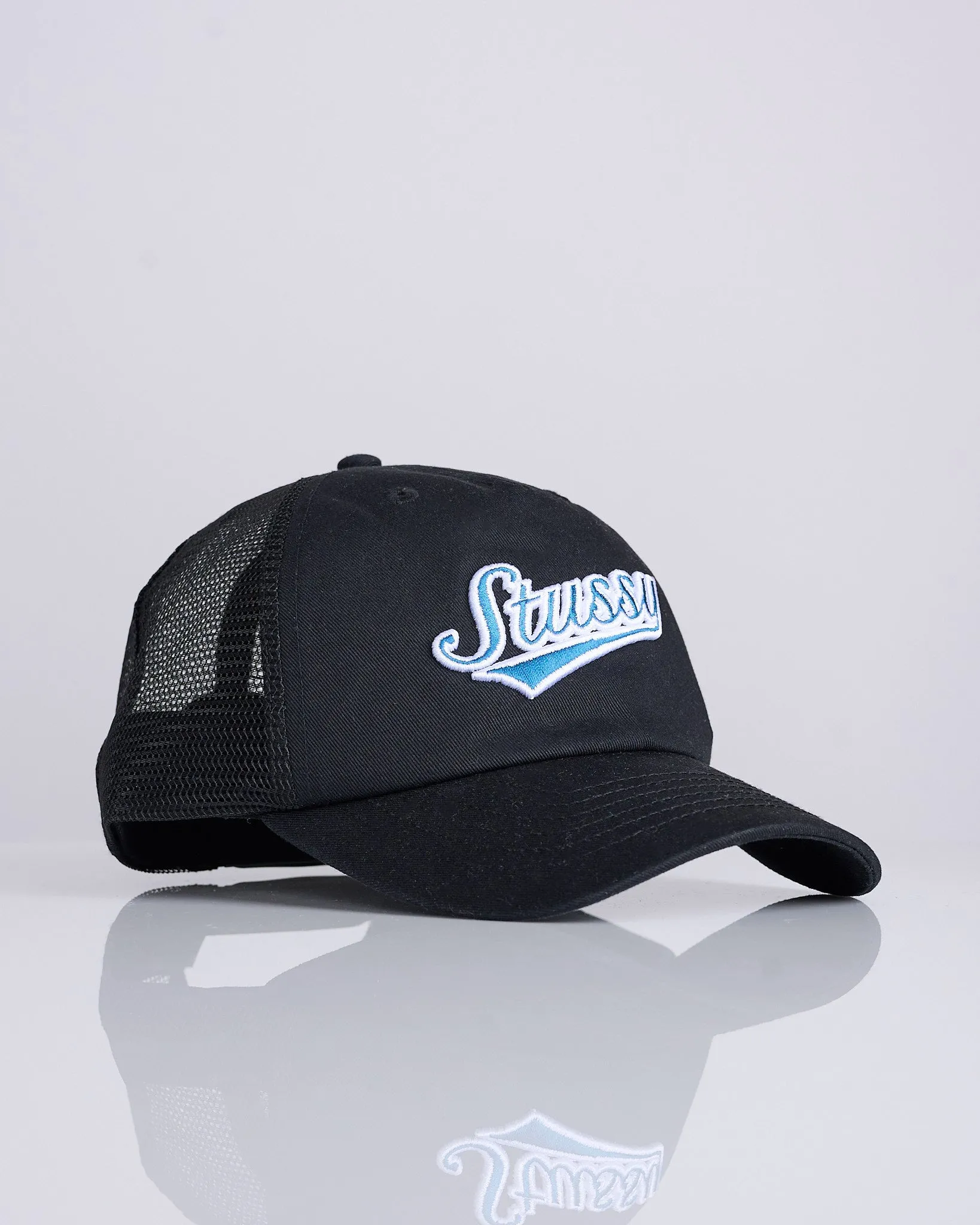 Stussy LP Trucker Athletic Cap Black