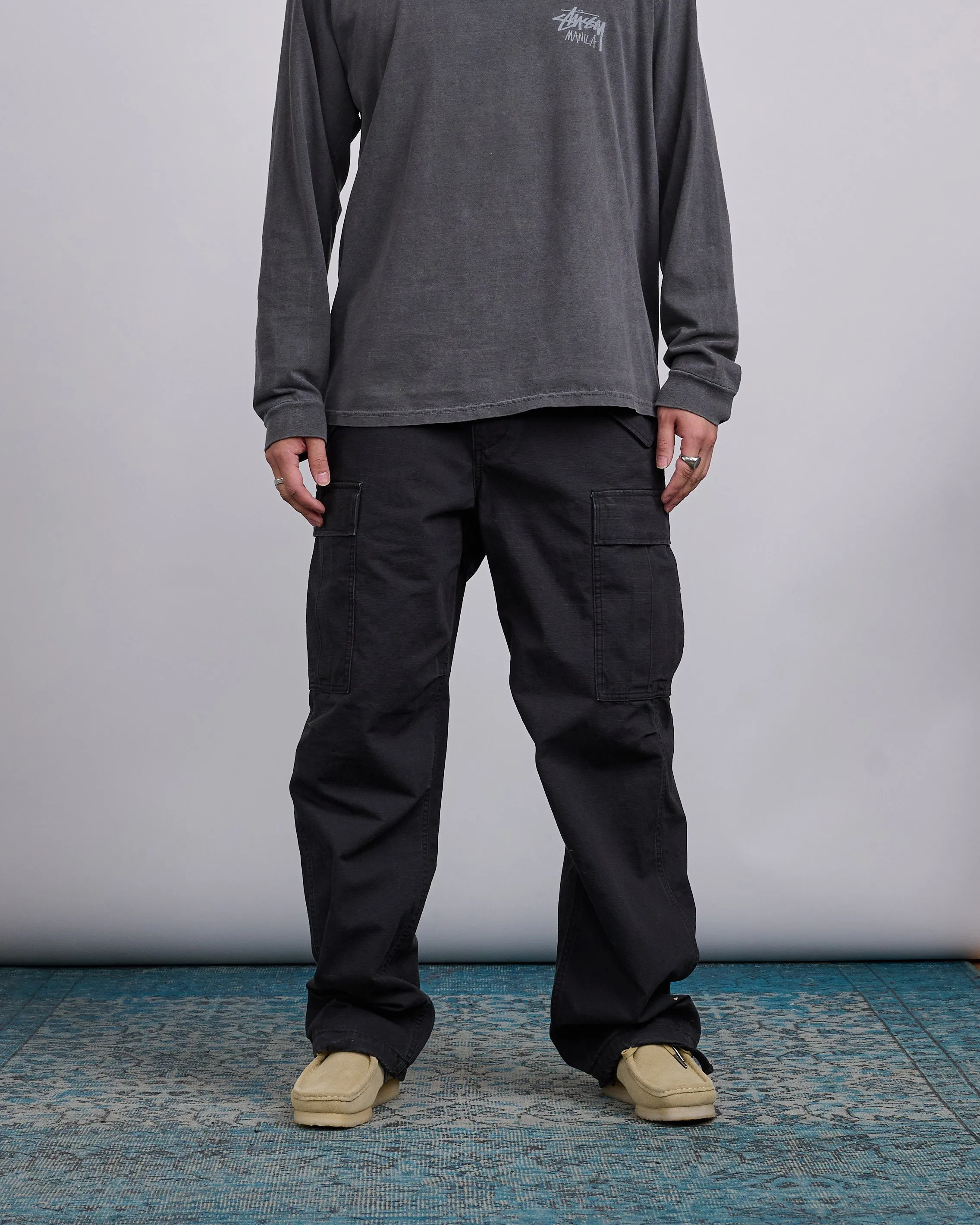 Stussy Military Cargo Pant Ripstop Black