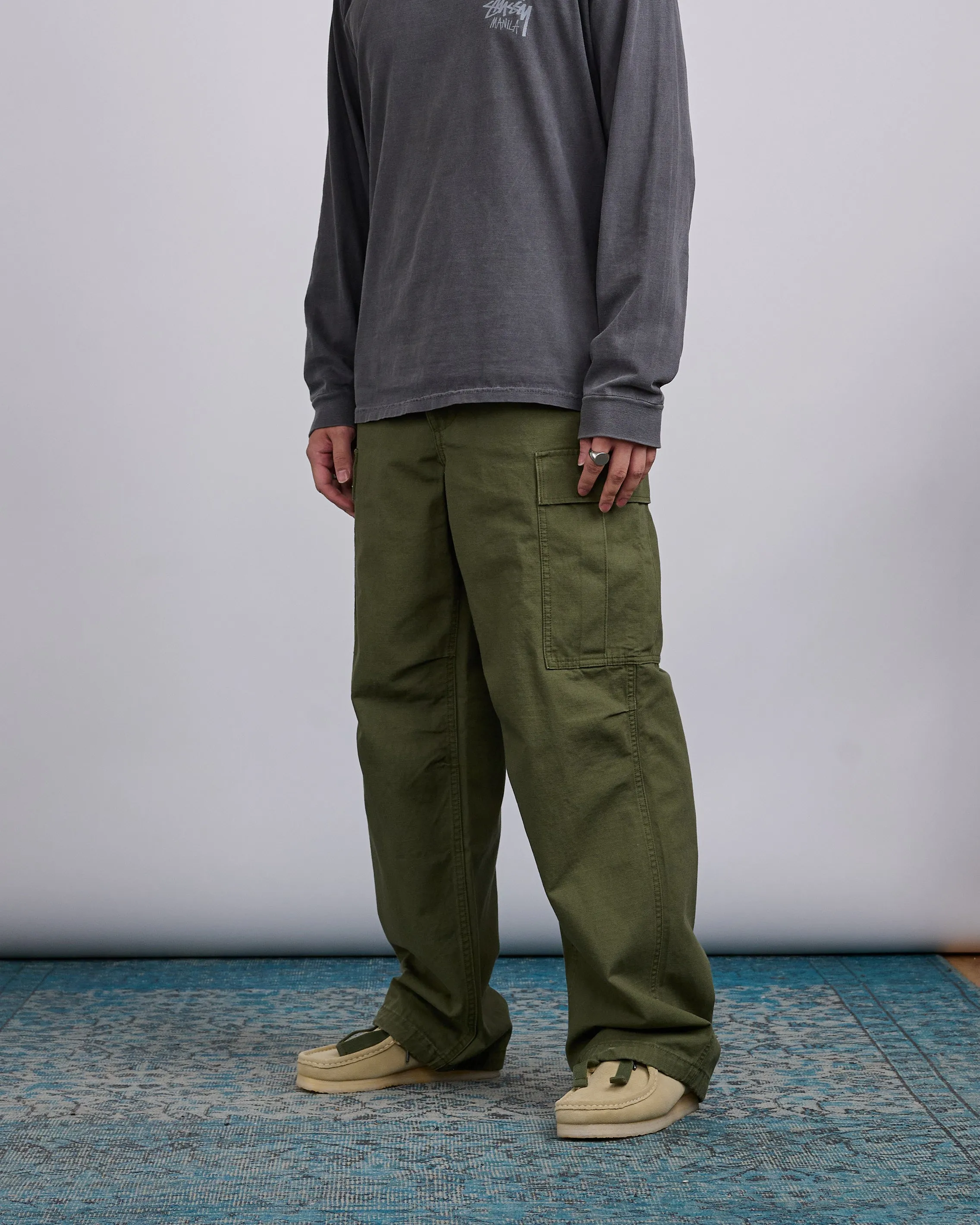 Stussy Military Cargo Pant Ripstop Olive Green