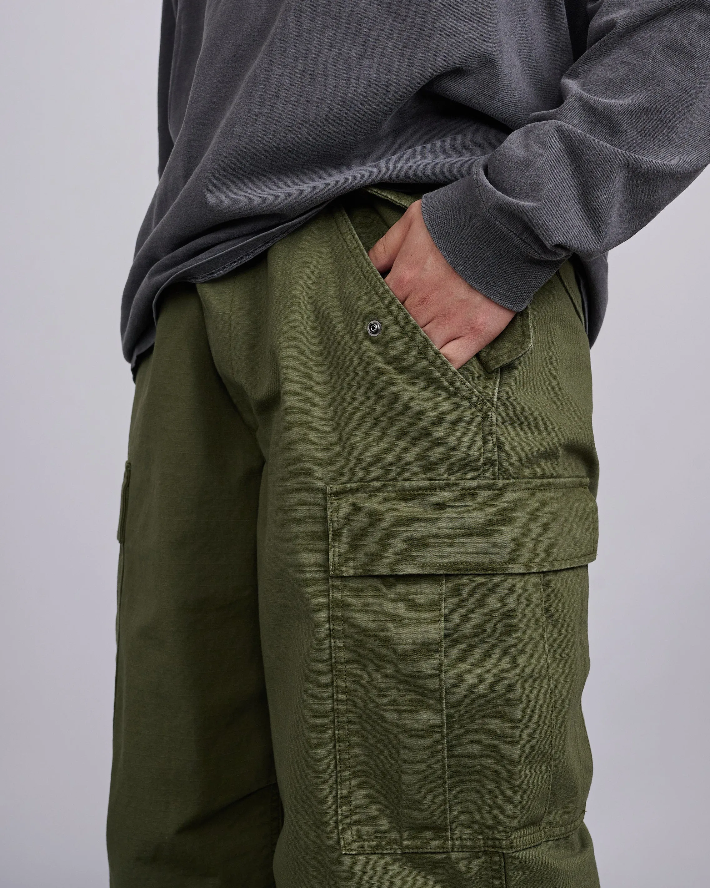 Stussy Military Cargo Pant Ripstop Olive Green
