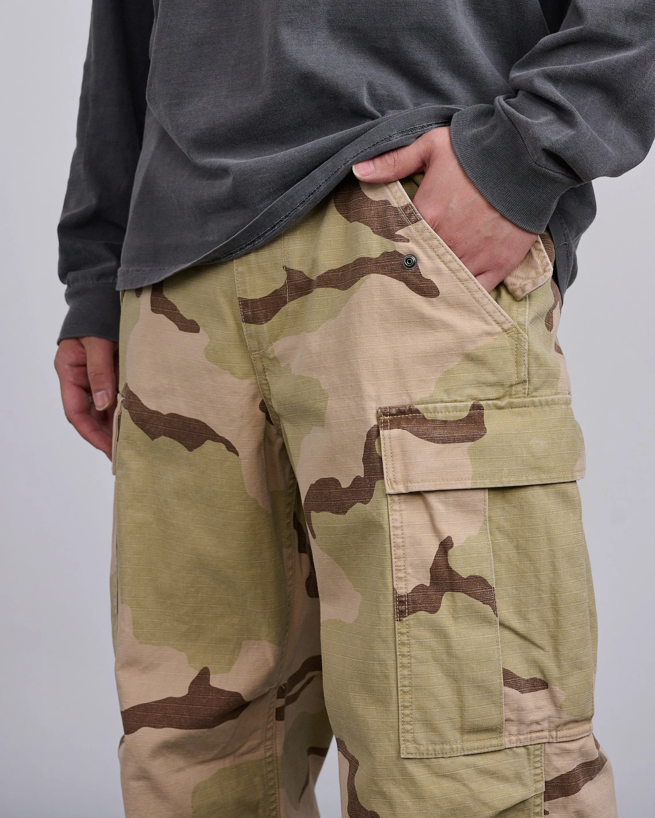 Stussy Military Cargo Pant Ripstop Sand Camo