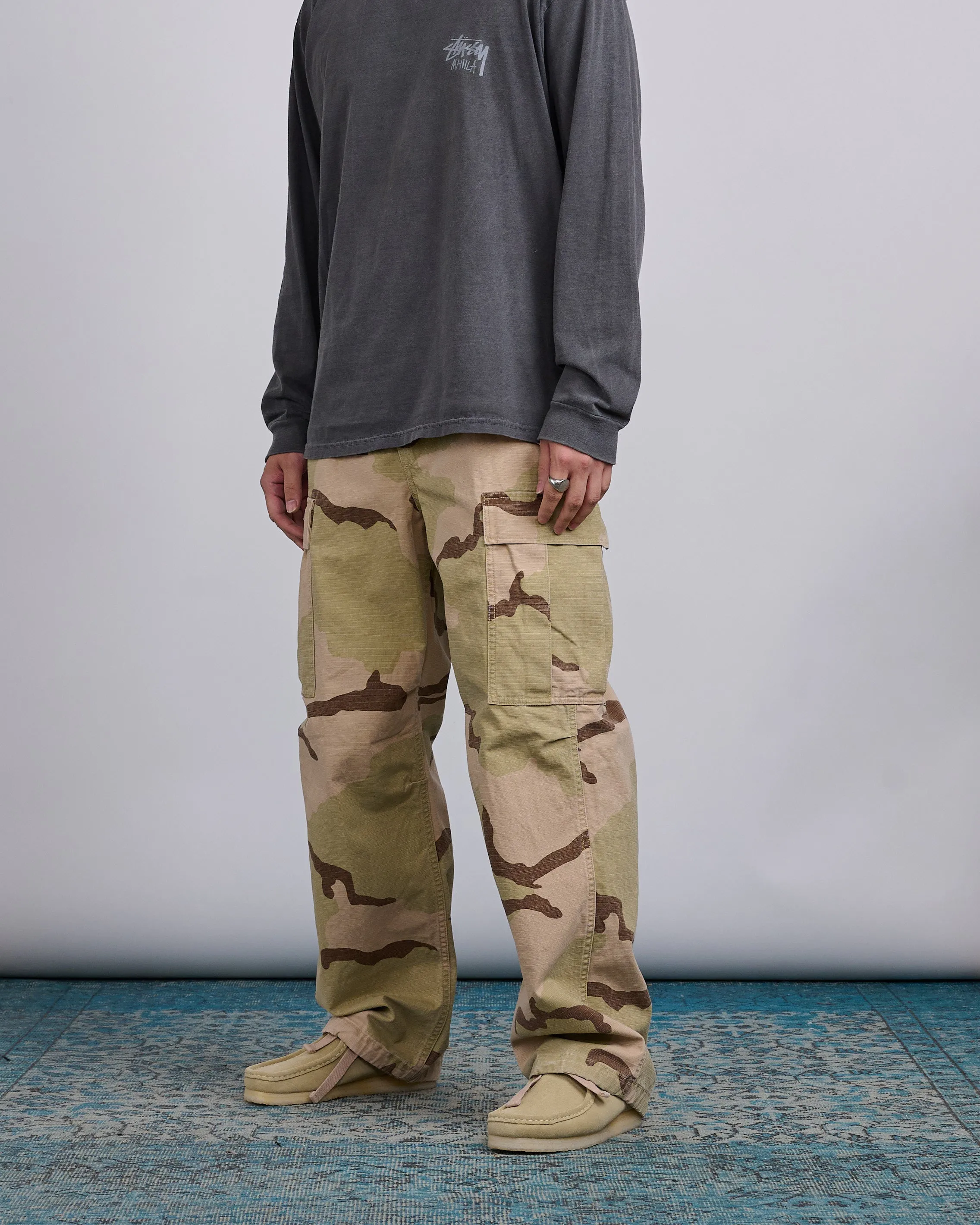 Stussy Military Cargo Pant Ripstop Sand Camo