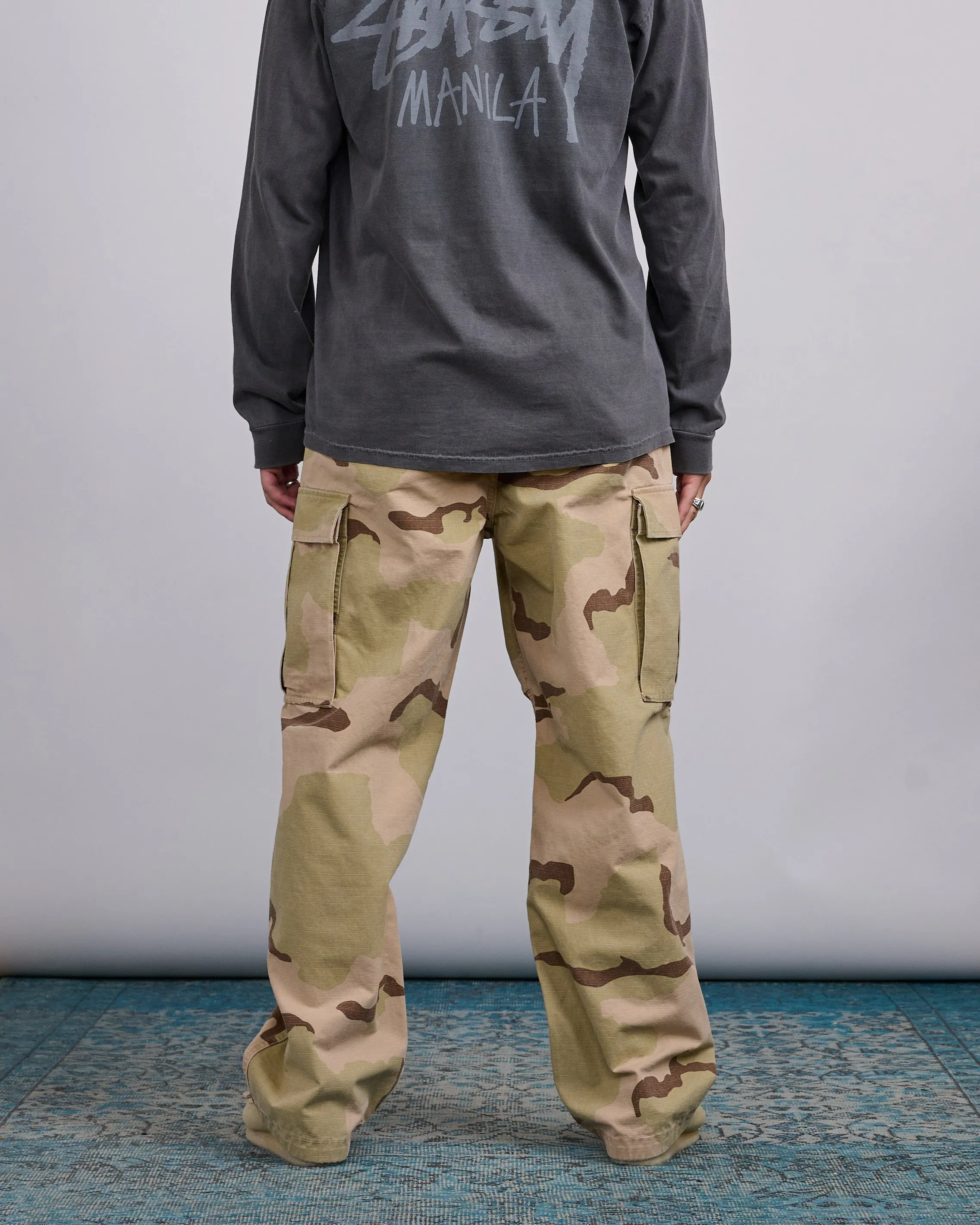 Stussy Military Cargo Pant Ripstop Sand Camo