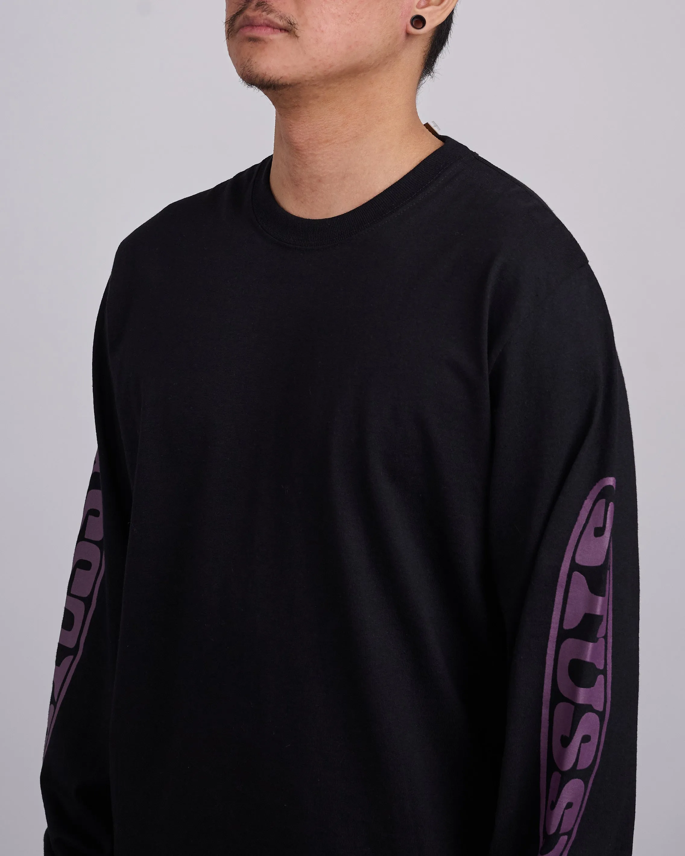 Stussy Pill Longsleeve T-Shirt Black