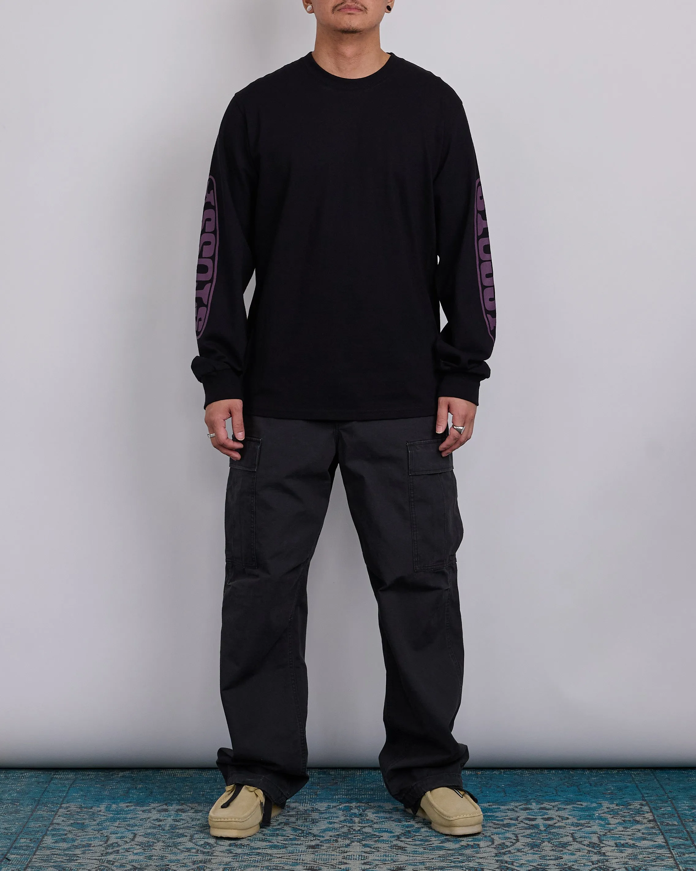 Stussy Pill Longsleeve T-Shirt Black