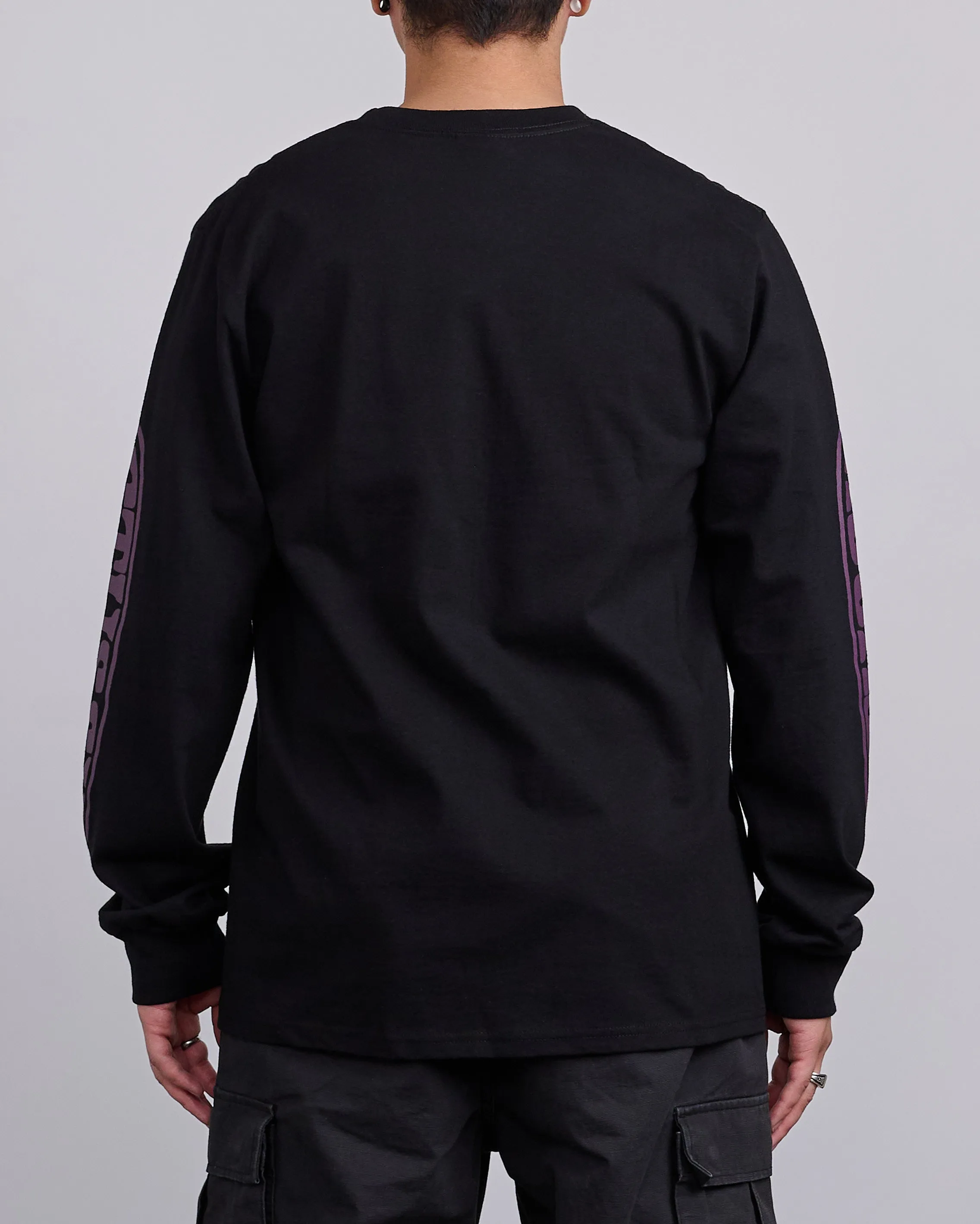 Stussy Pill Longsleeve T-Shirt Black