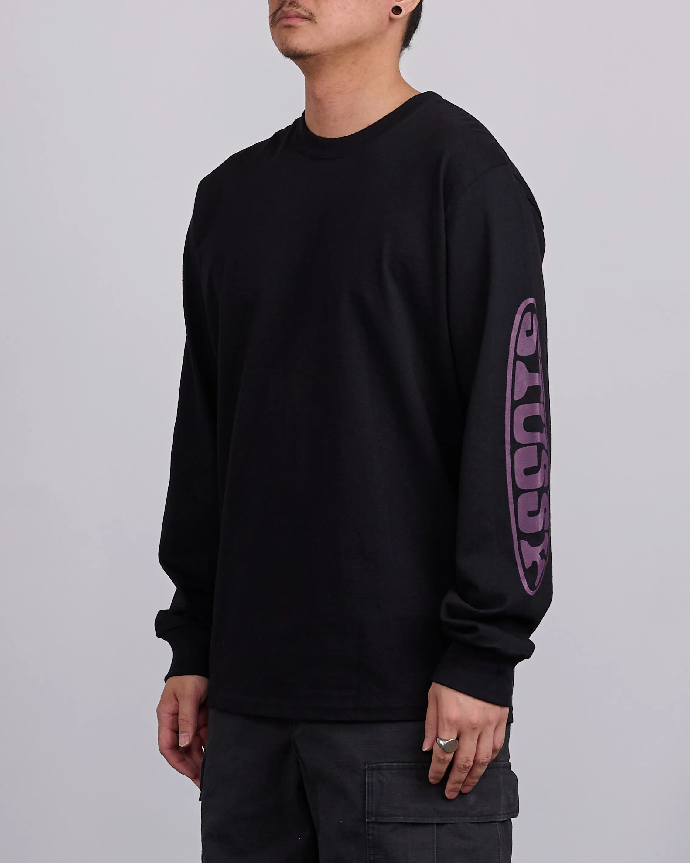 Stussy Pill Longsleeve T-Shirt Black