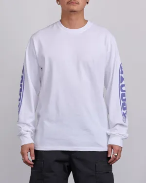 Stussy Pill Longsleeve T-Shirt White