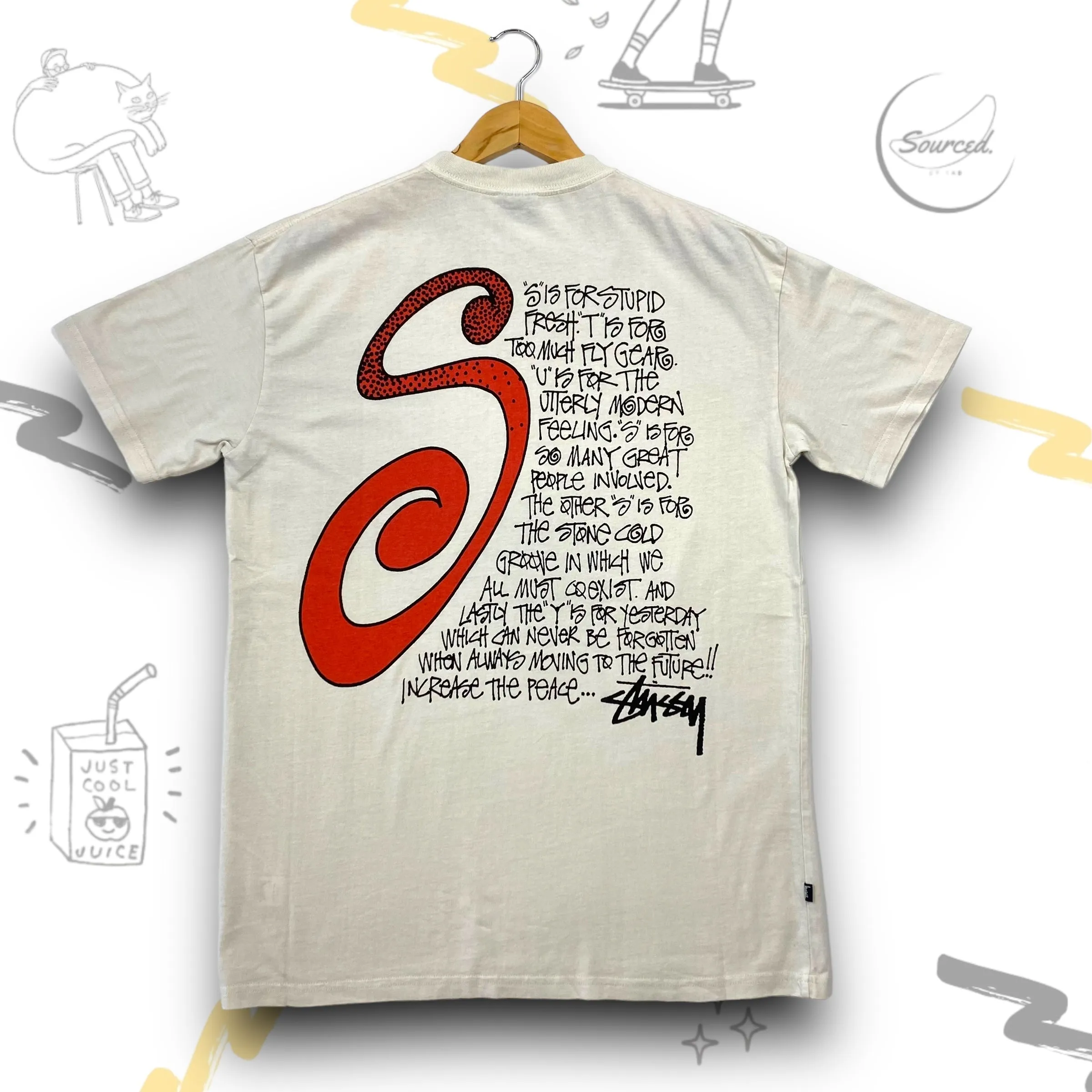 Stussy Red S T-shirt