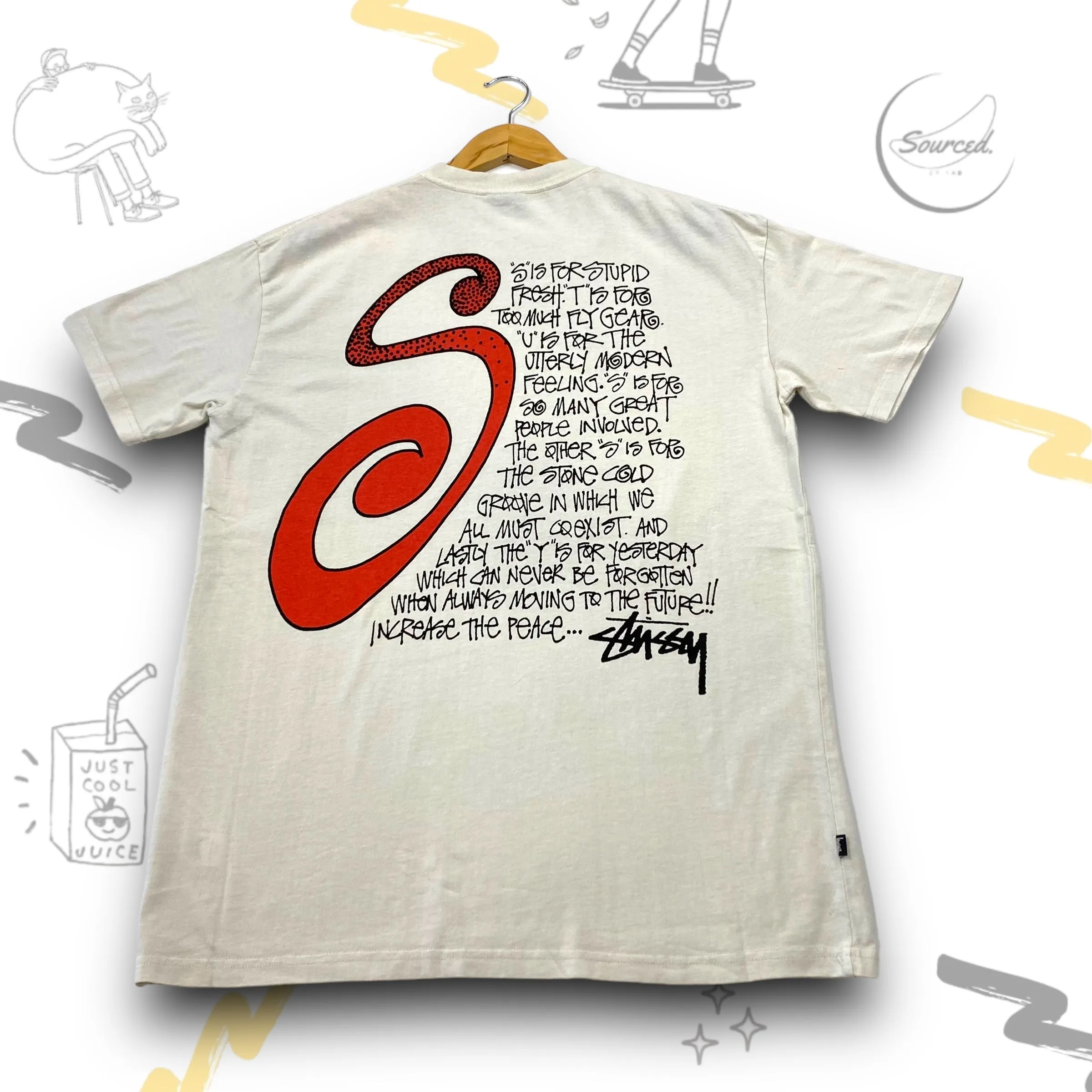 Stussy Red S T-shirt