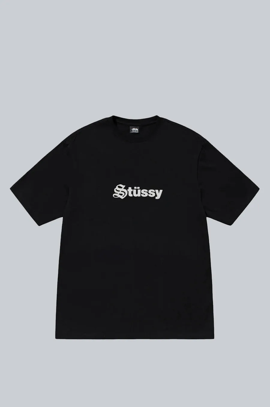 STUSSY REFORMED TEE BLACK