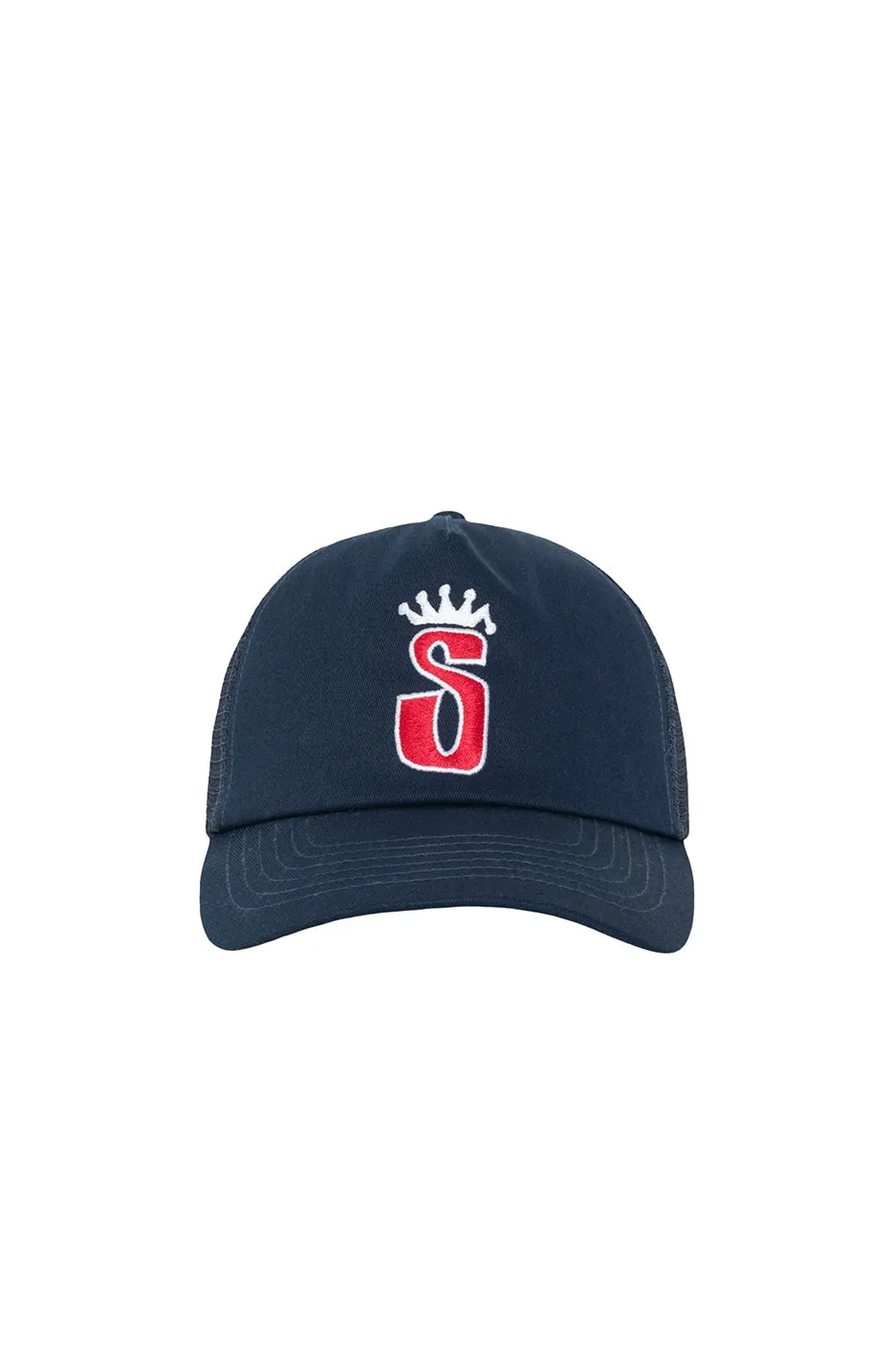 Stussy S Crown Trucker Hat 'Navy'