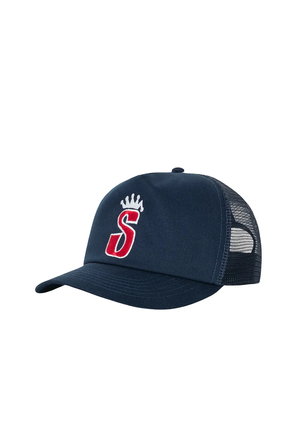 Stussy S Crown Trucker Hat 'Navy'
