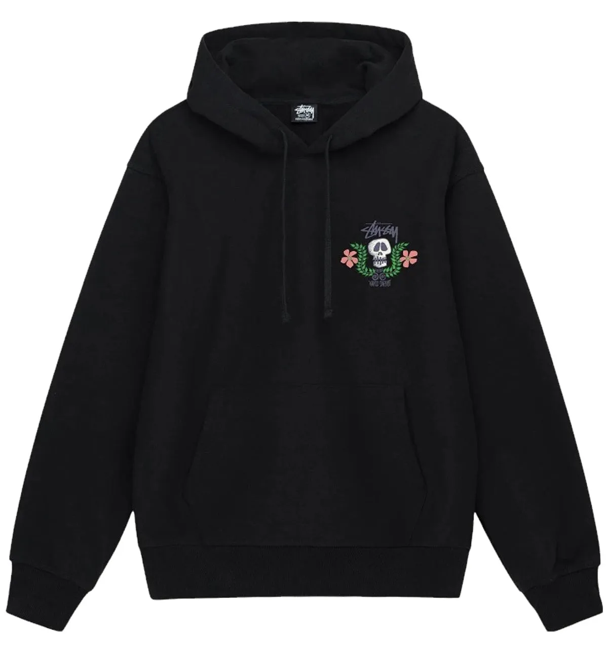 Stussy Skull Crest Hoodie (Black)