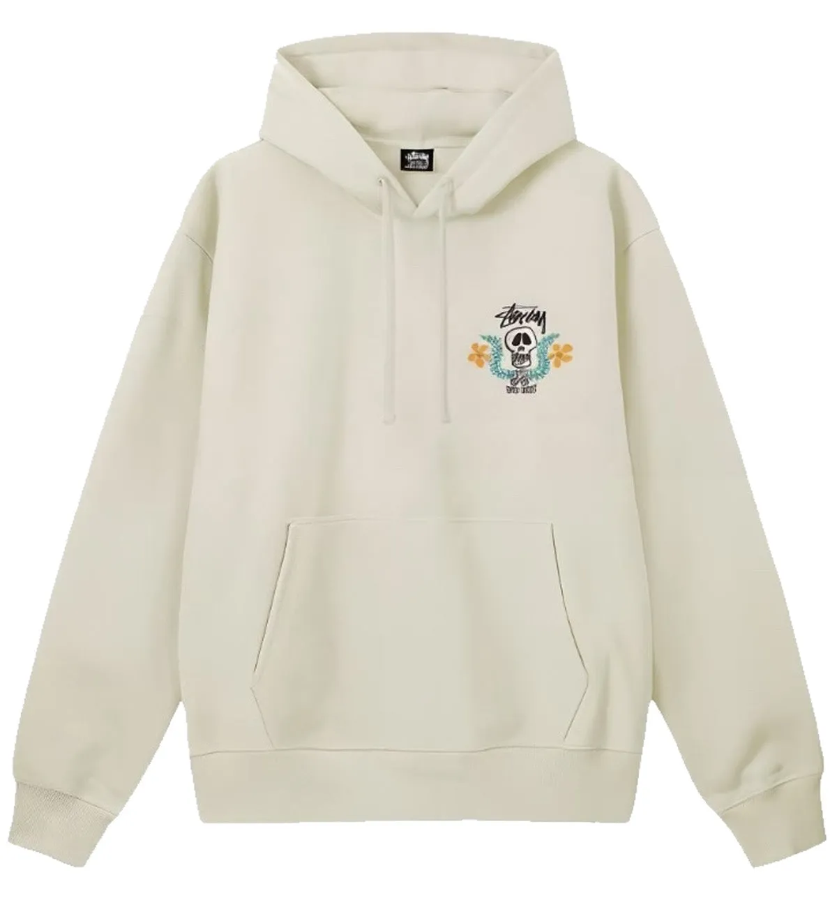 Stussy Skull Crest Hoodie (Cream)