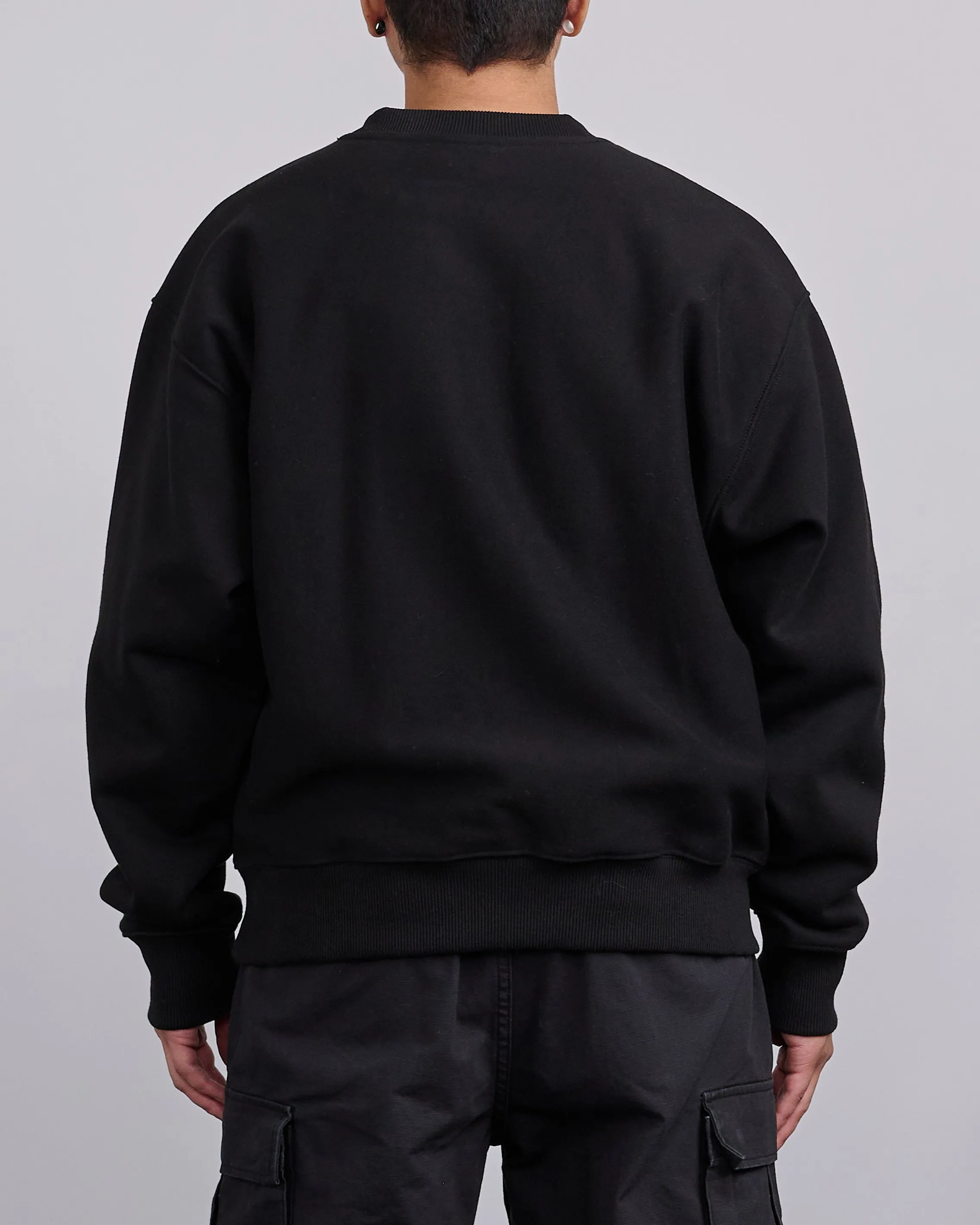 Stussy Smooth 80 Crewneck Black