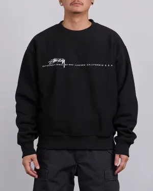 Stussy Smooth 80 Crewneck Black