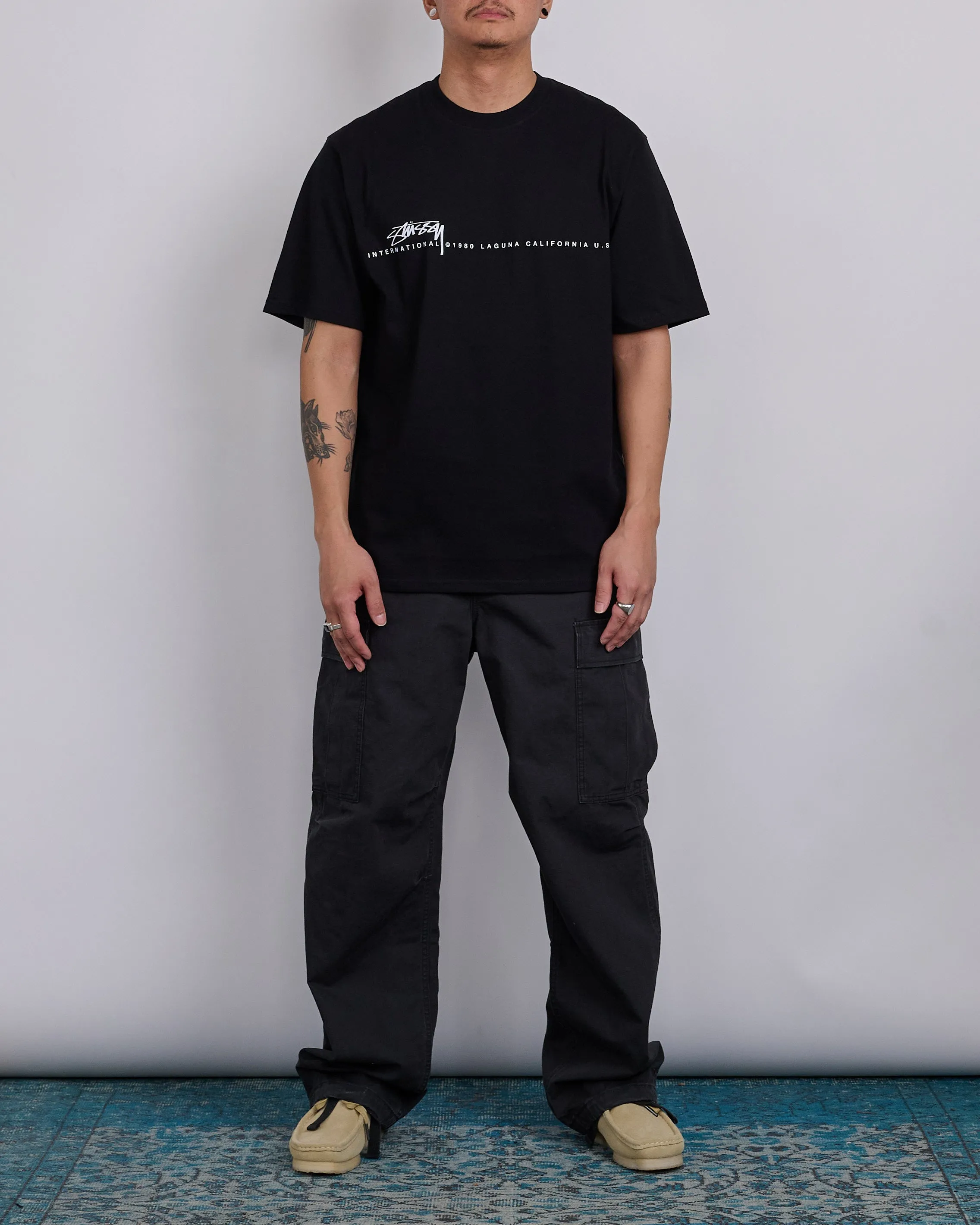 Stussy Smooth 80 T-Shirt Black