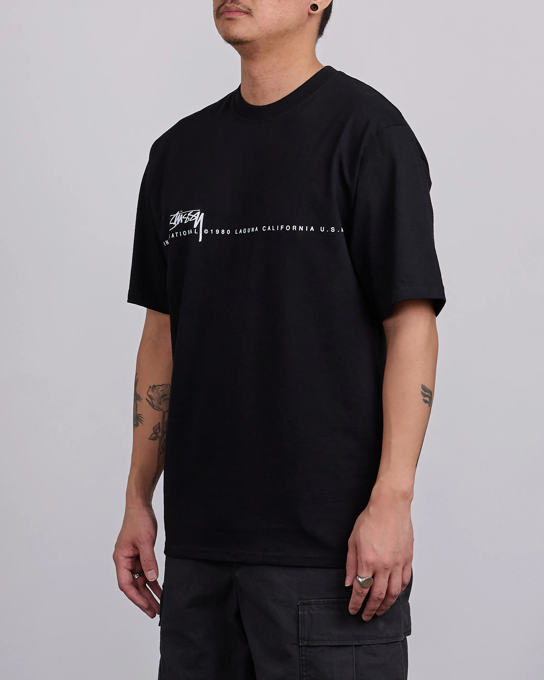 Stussy Smooth 80 T-Shirt Black