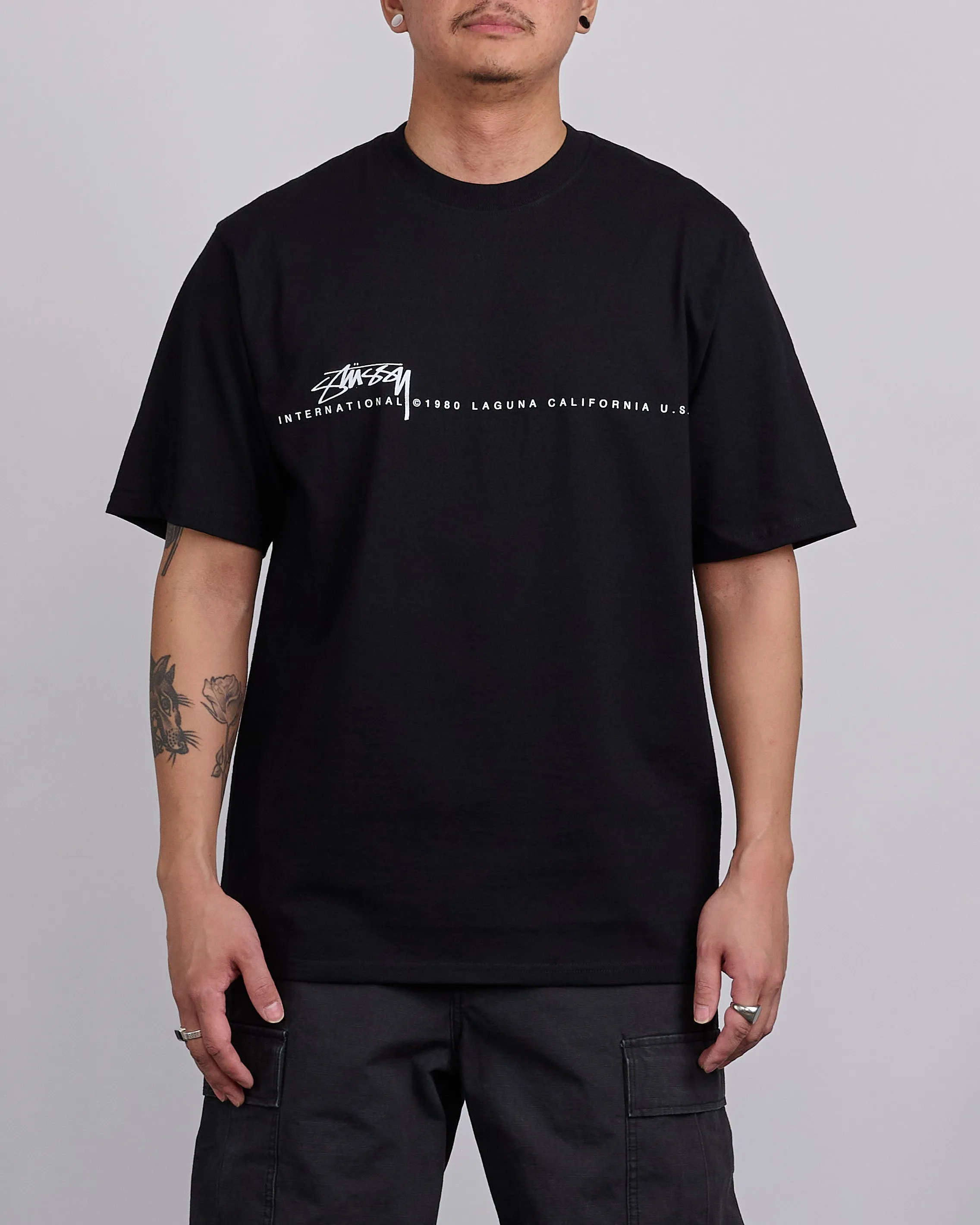 Stussy Smooth 80 T-Shirt Black