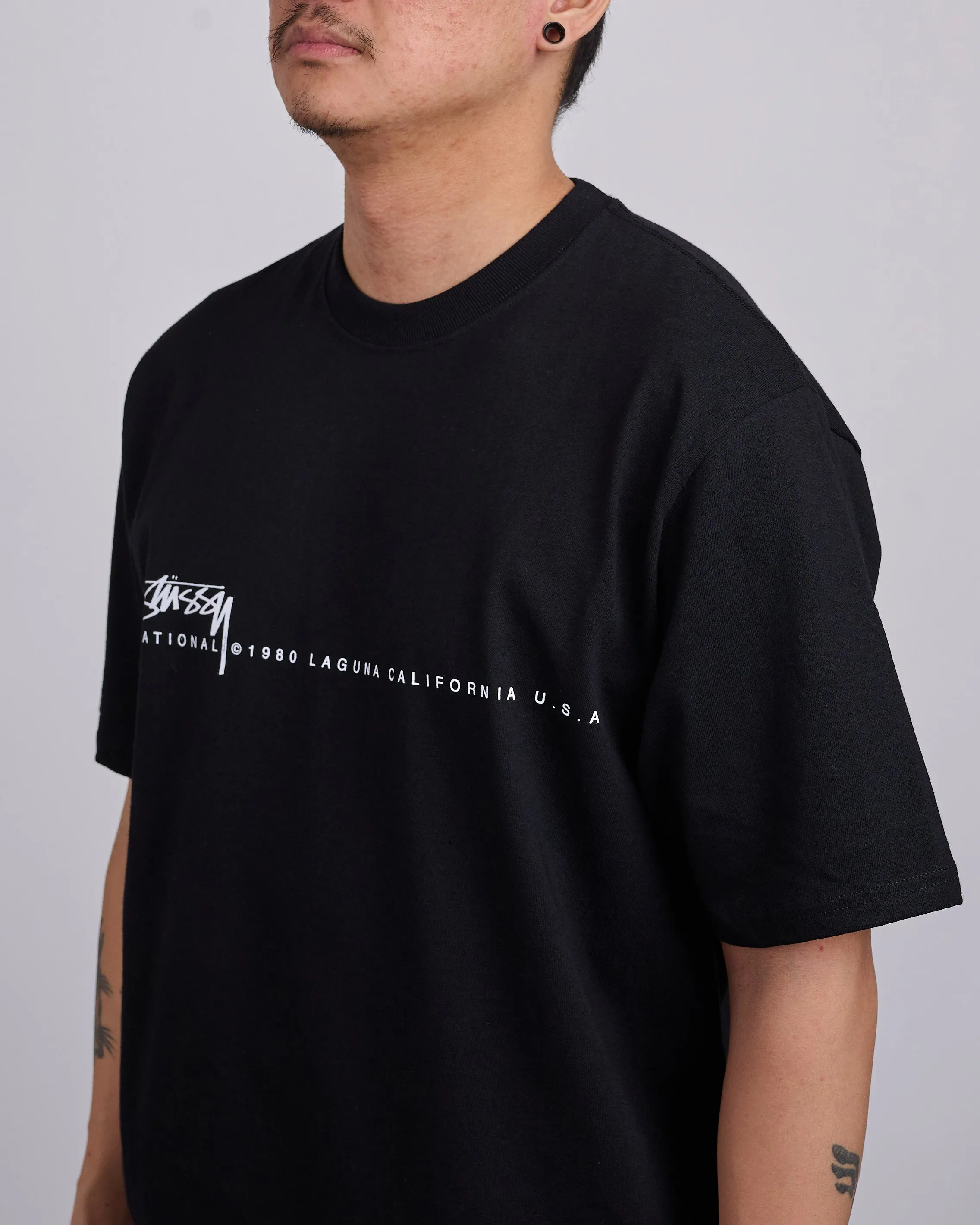 Stussy Smooth 80 T-Shirt Black