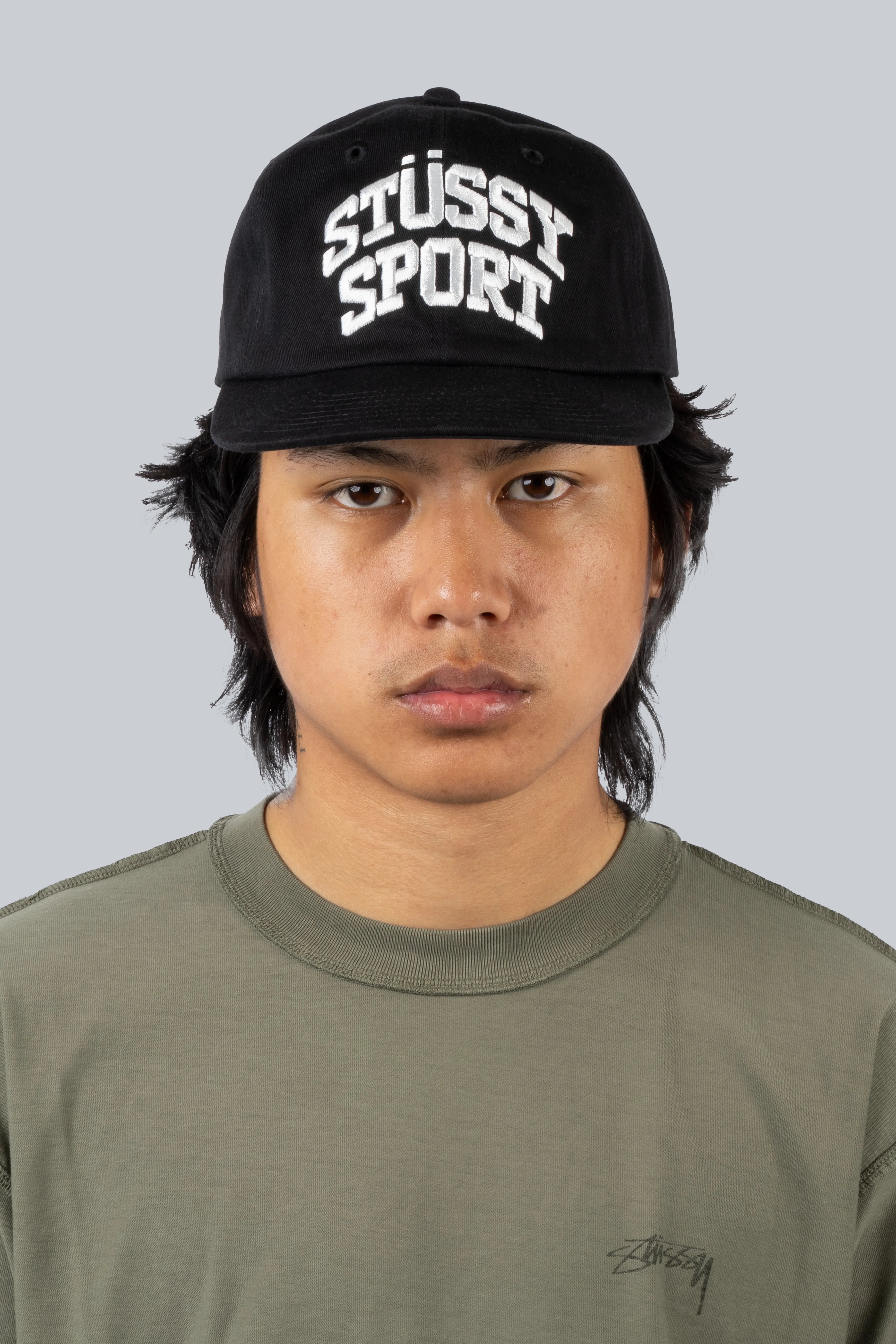 STUSSY SPORT CAP BLACK