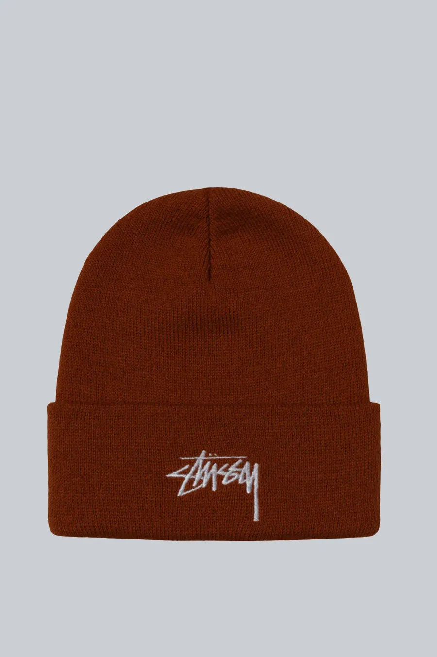 STUSSY STOCK CUFF BEANIE PUMPKIN