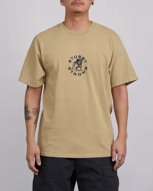 Stussy Strong Mac Pigment Dyed T-Shirt Elm