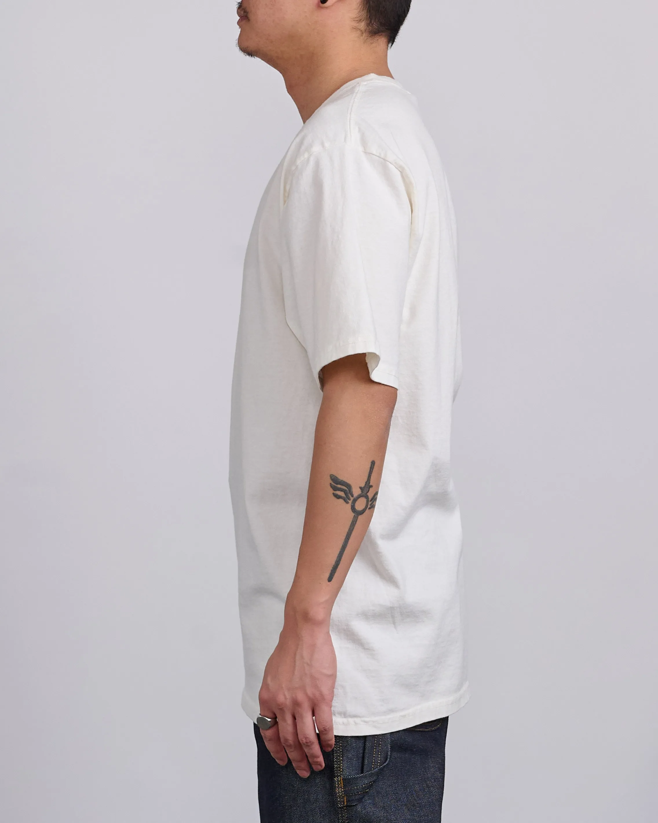 Stussy Strong Mac Pigment Dyed T-Shirt Natural