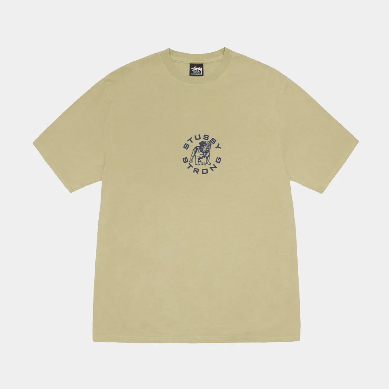 STUSSY STRONG MAC PIGMENT DYED TEE - ELM