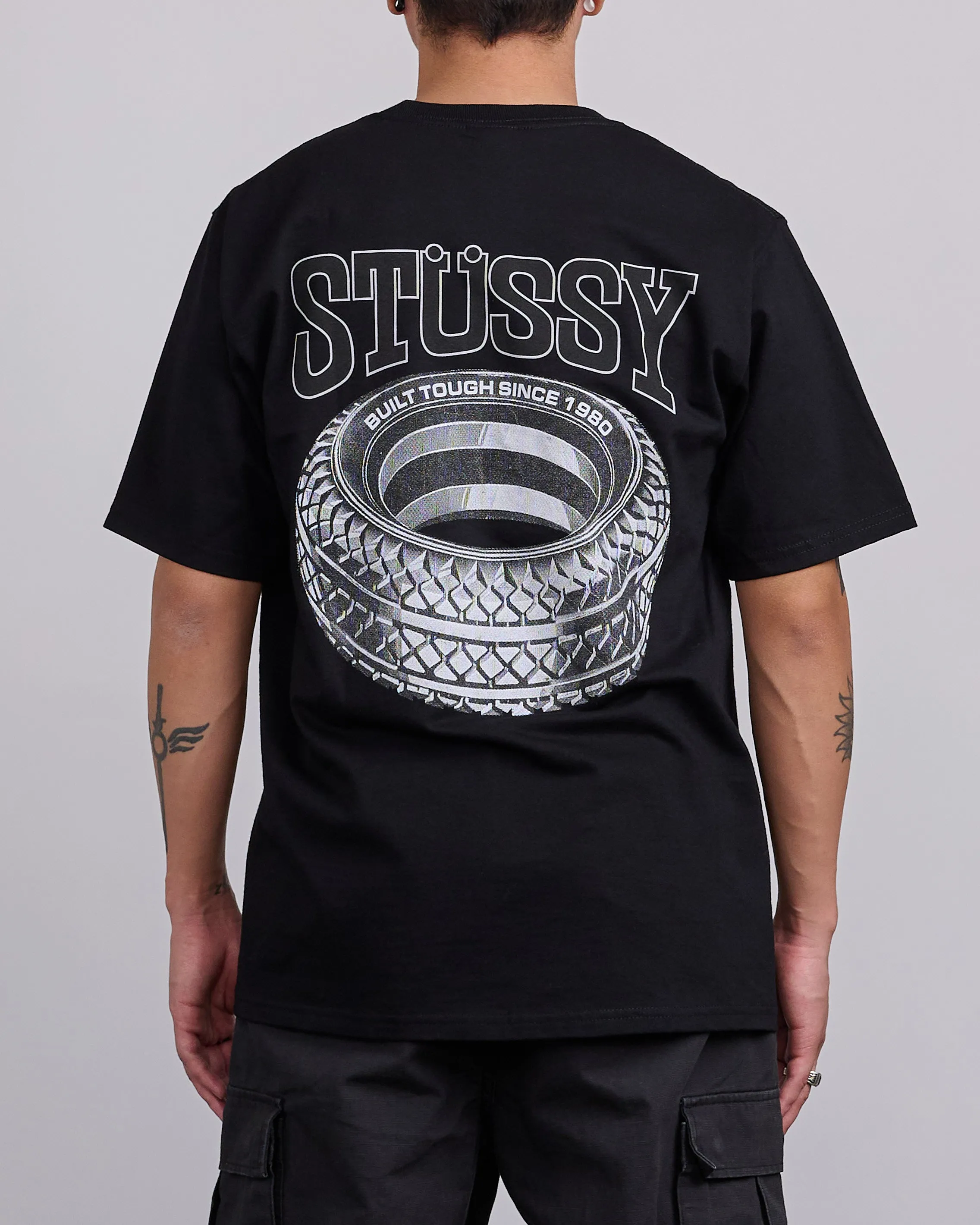 Stussy Tough Tread T-Shirt Black