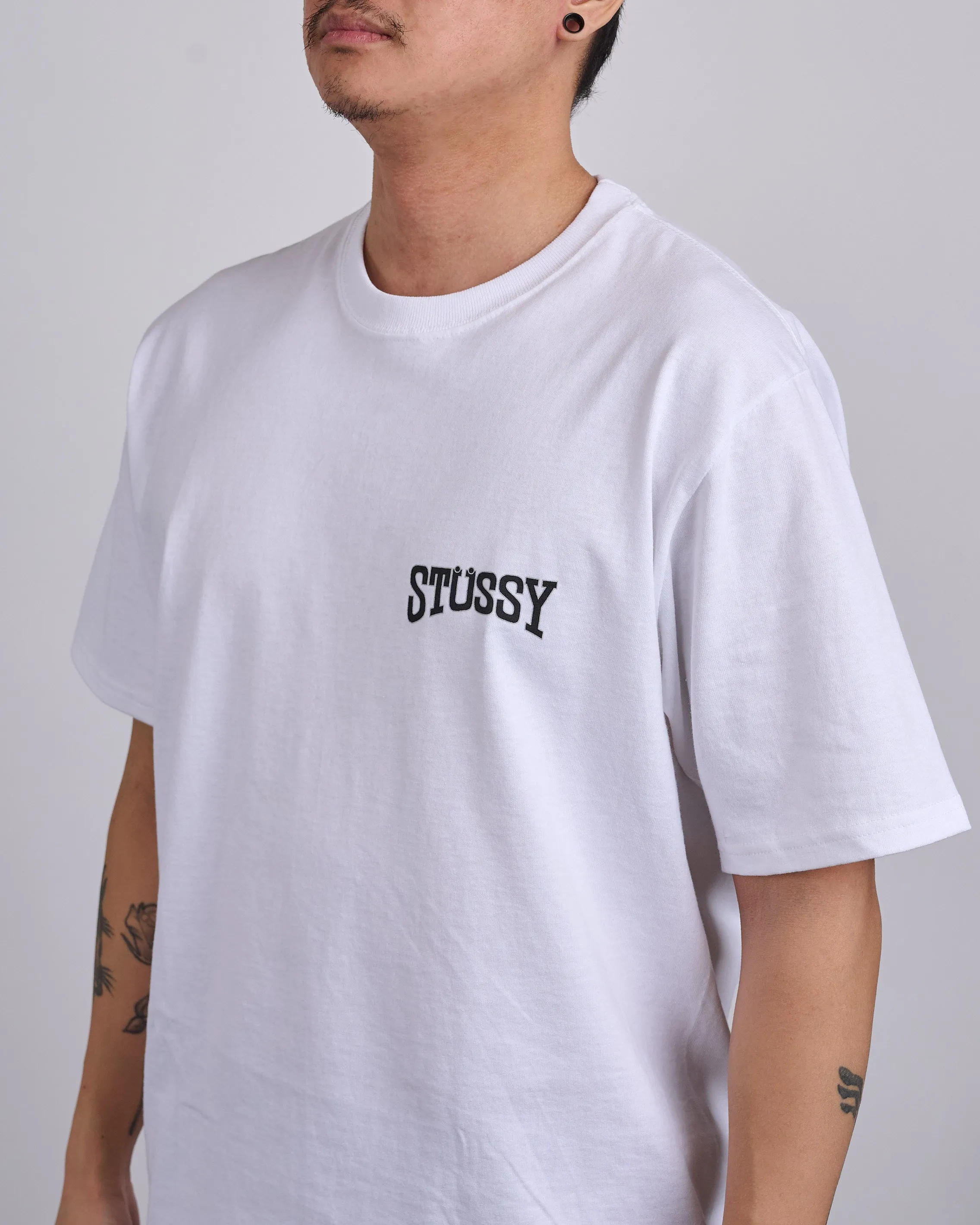 Stussy Tough Tread T-Shirt White