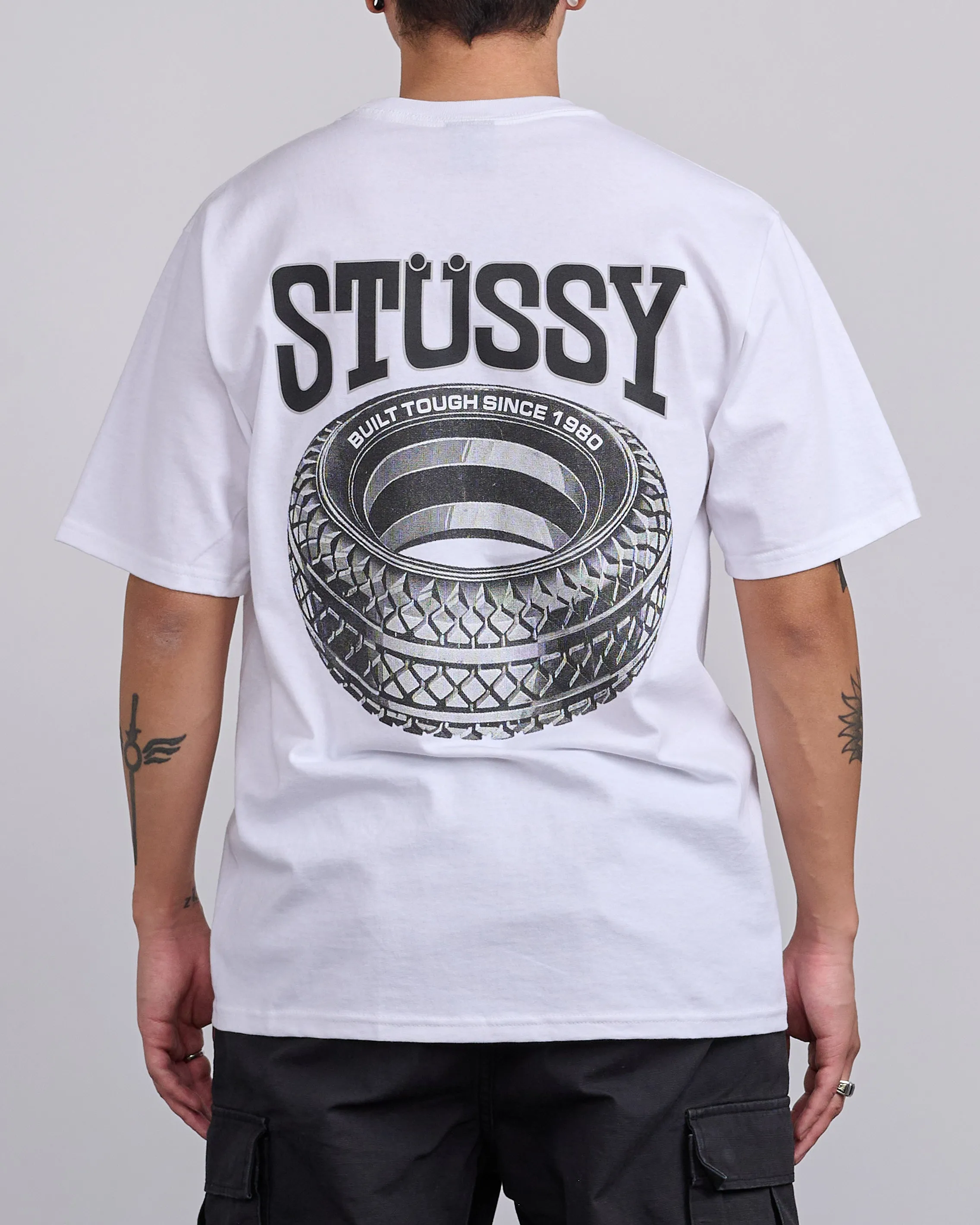 Stussy Tough Tread T-Shirt White