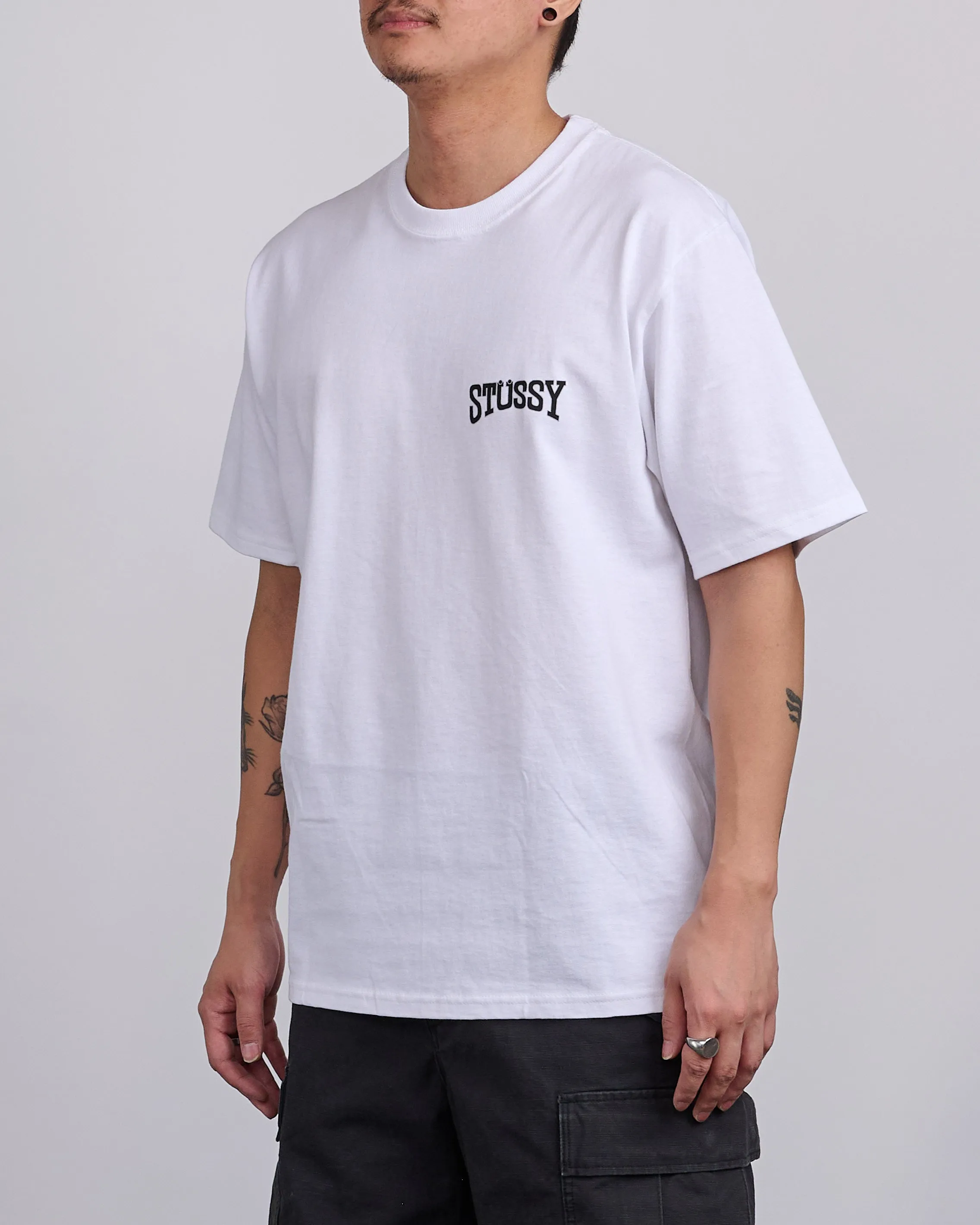 Stussy Tough Tread T-Shirt White