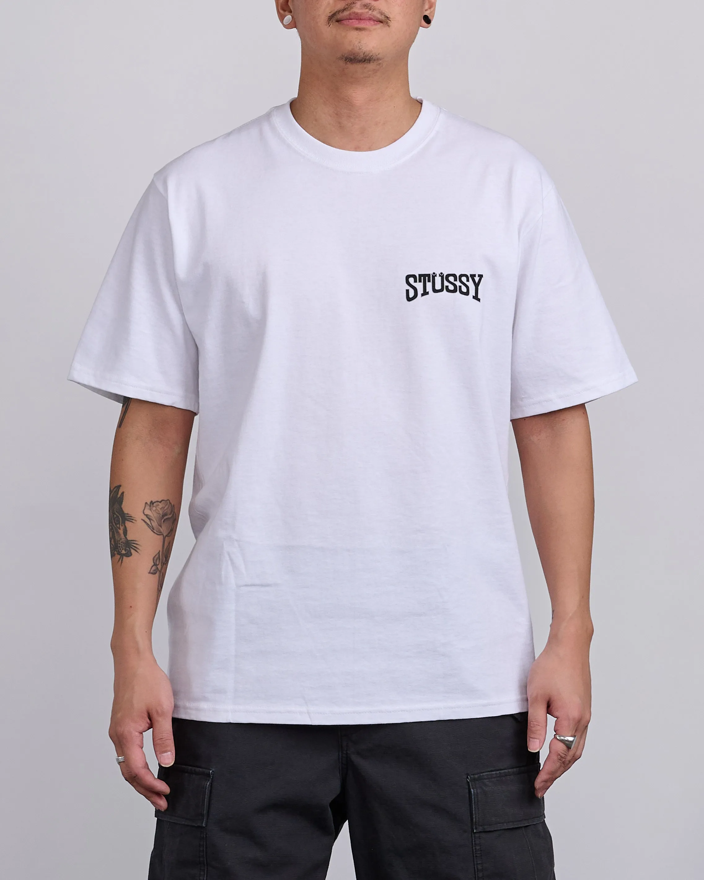 Stussy Tough Tread T-Shirt White