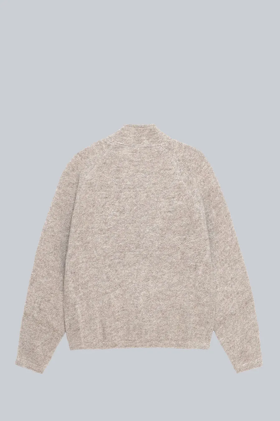STUSSY WOOL BLEND SHERPA MOCK TAN