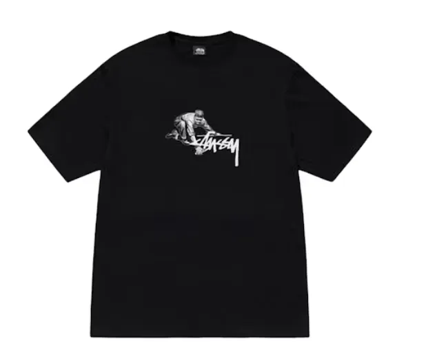 Stussy Worker Tee Black