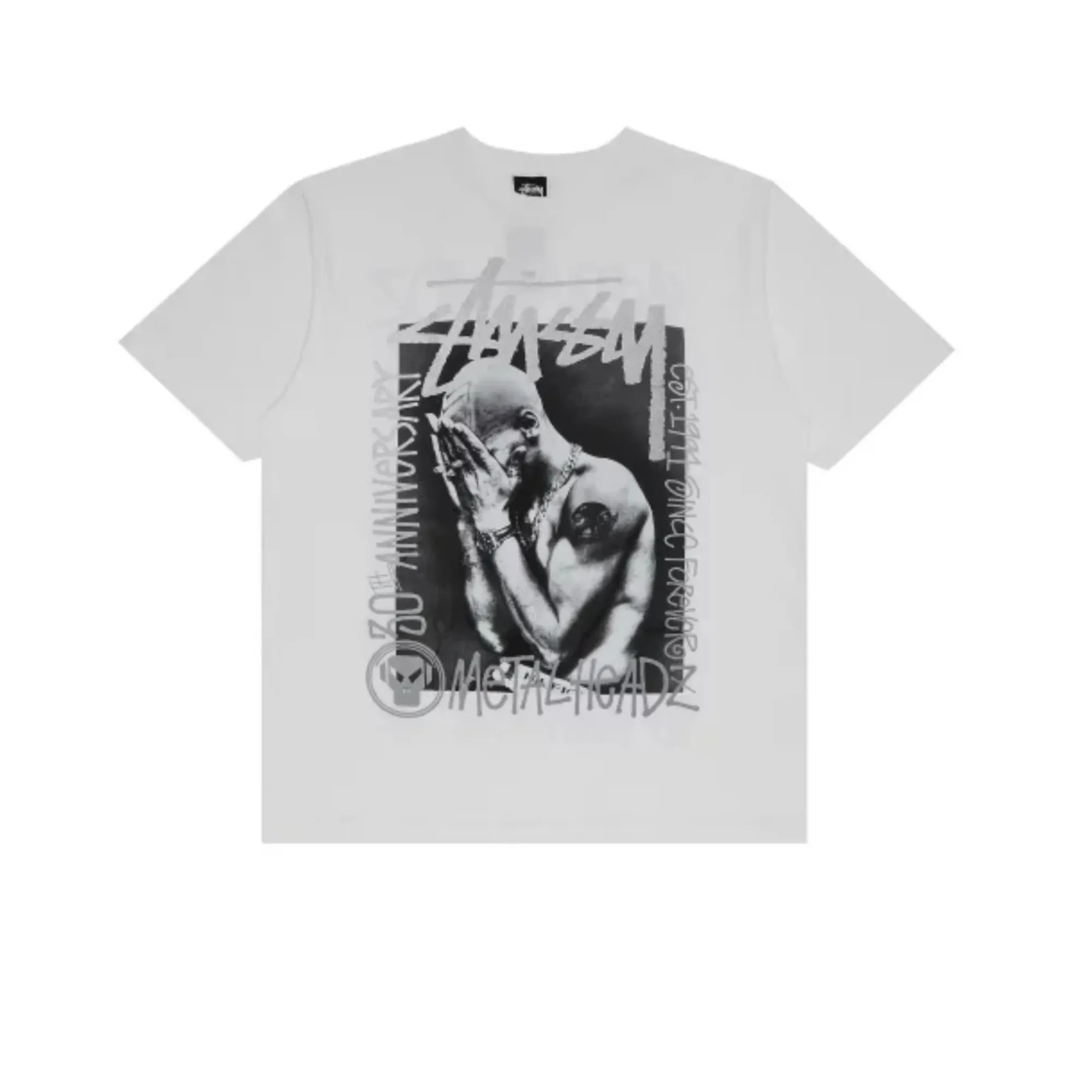 Stussy x Goldie Metalheadz 30 T-shirt White