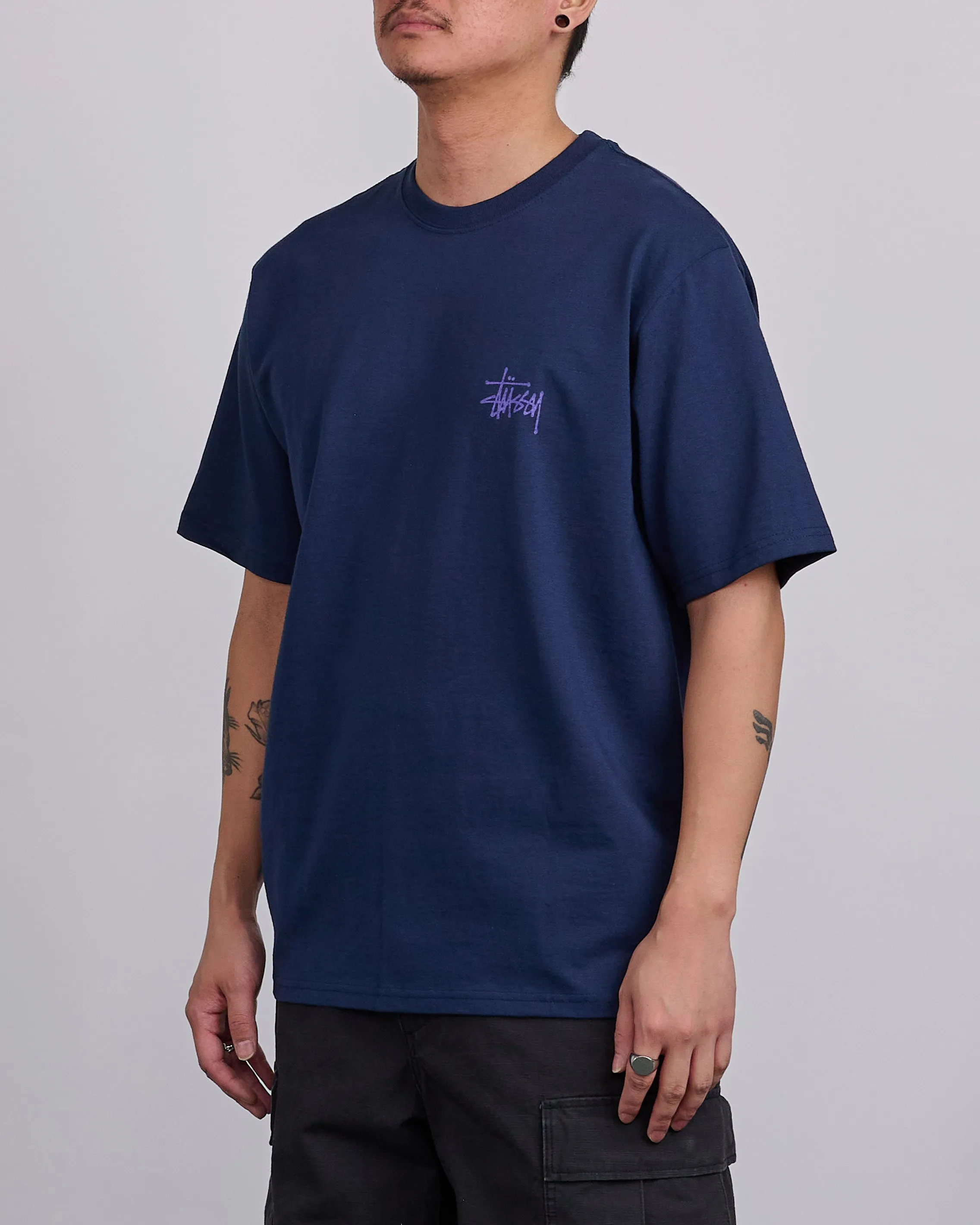 Stussy X-Ray Fishin T-Shirt Navy