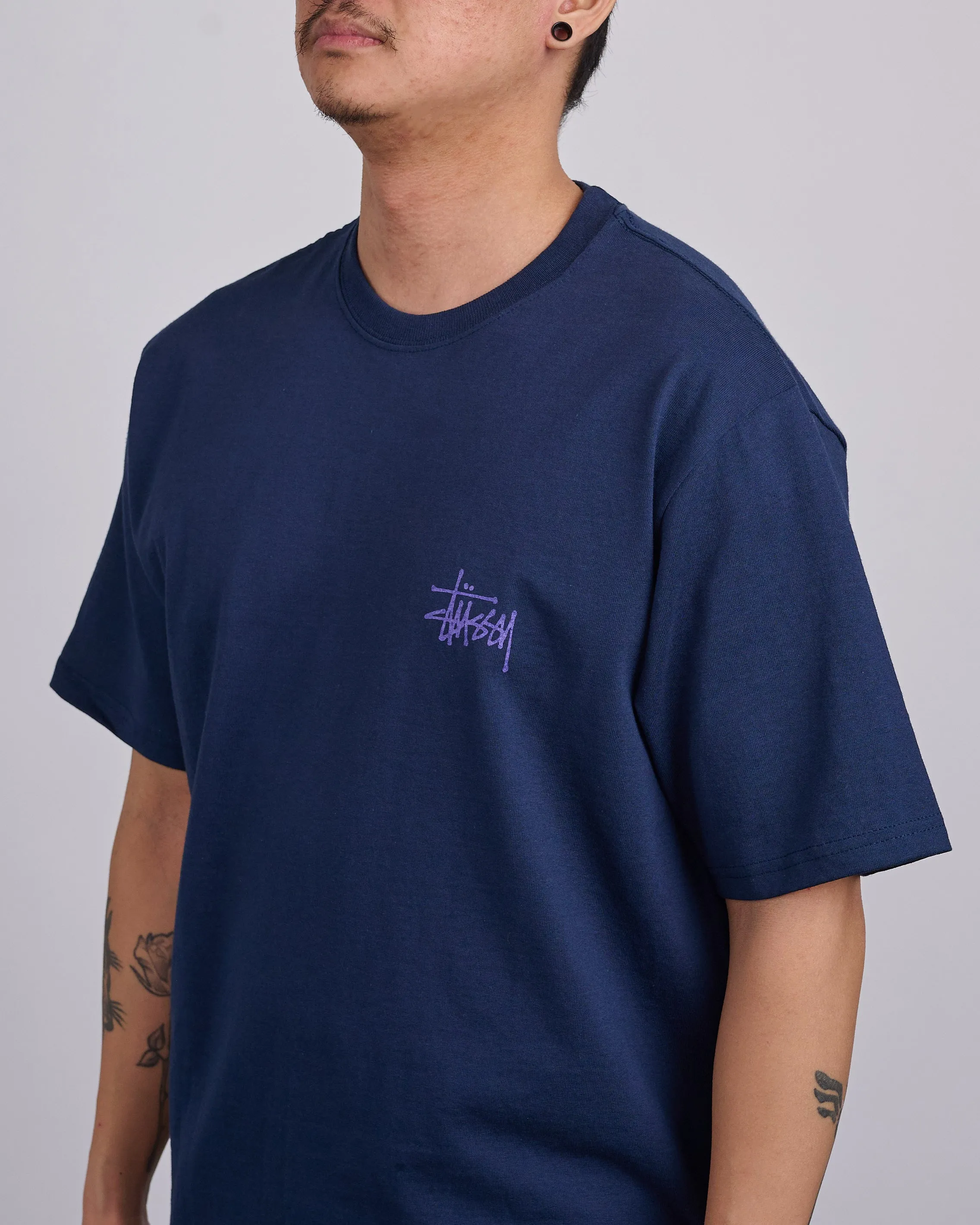 Stussy X-Ray Fishin T-Shirt Navy