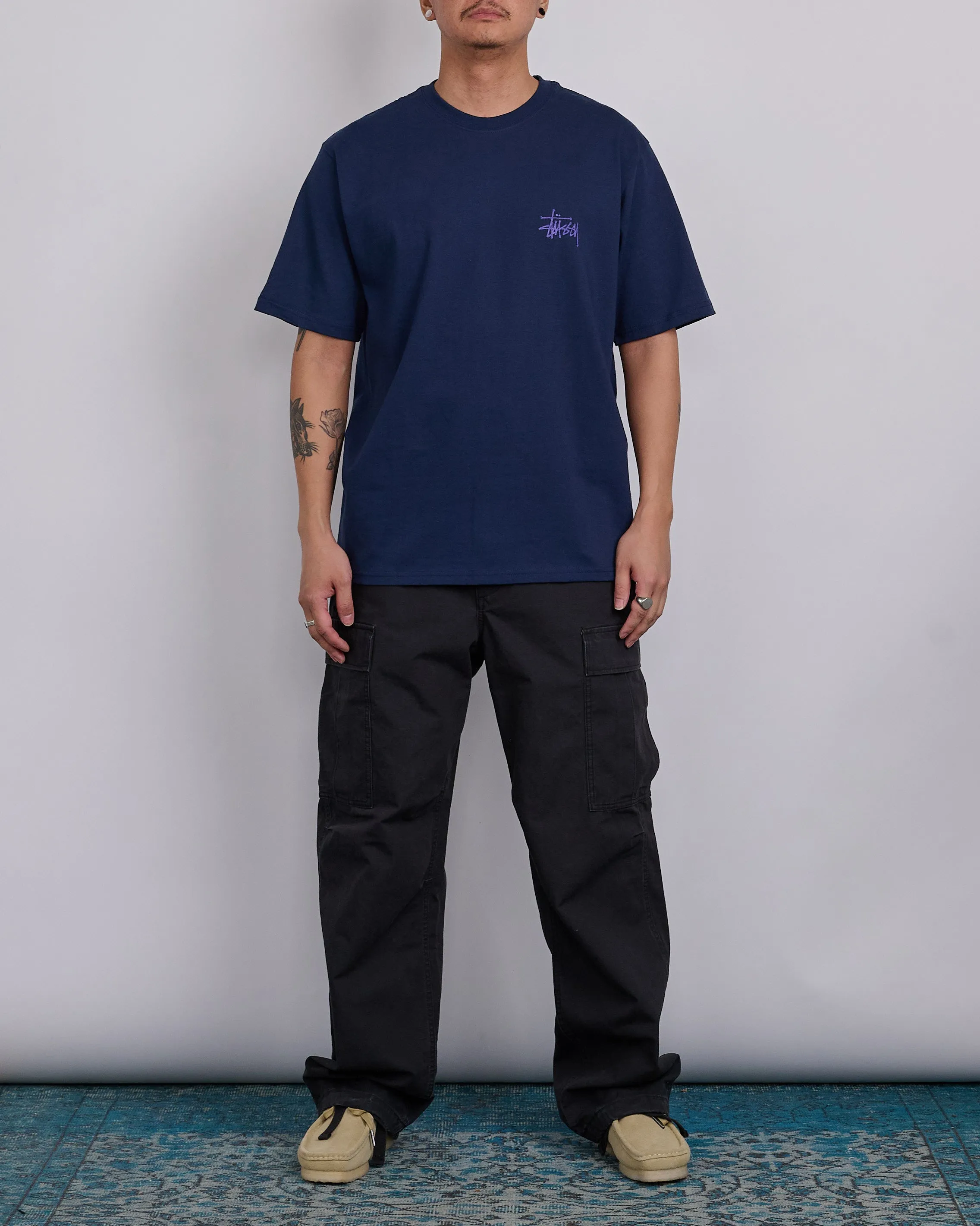 Stussy X-Ray Fishin T-Shirt Navy